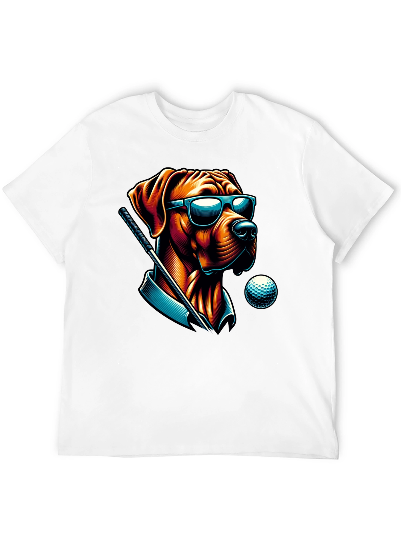 Golf Dog Tee: Cool Canine Golfer T-Shirt