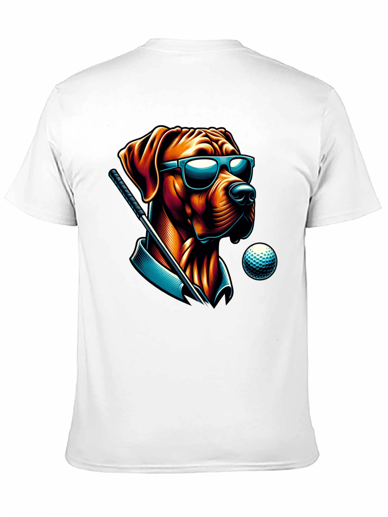 Golf Dog Tee: Cool Canine Golfer T-Shirt