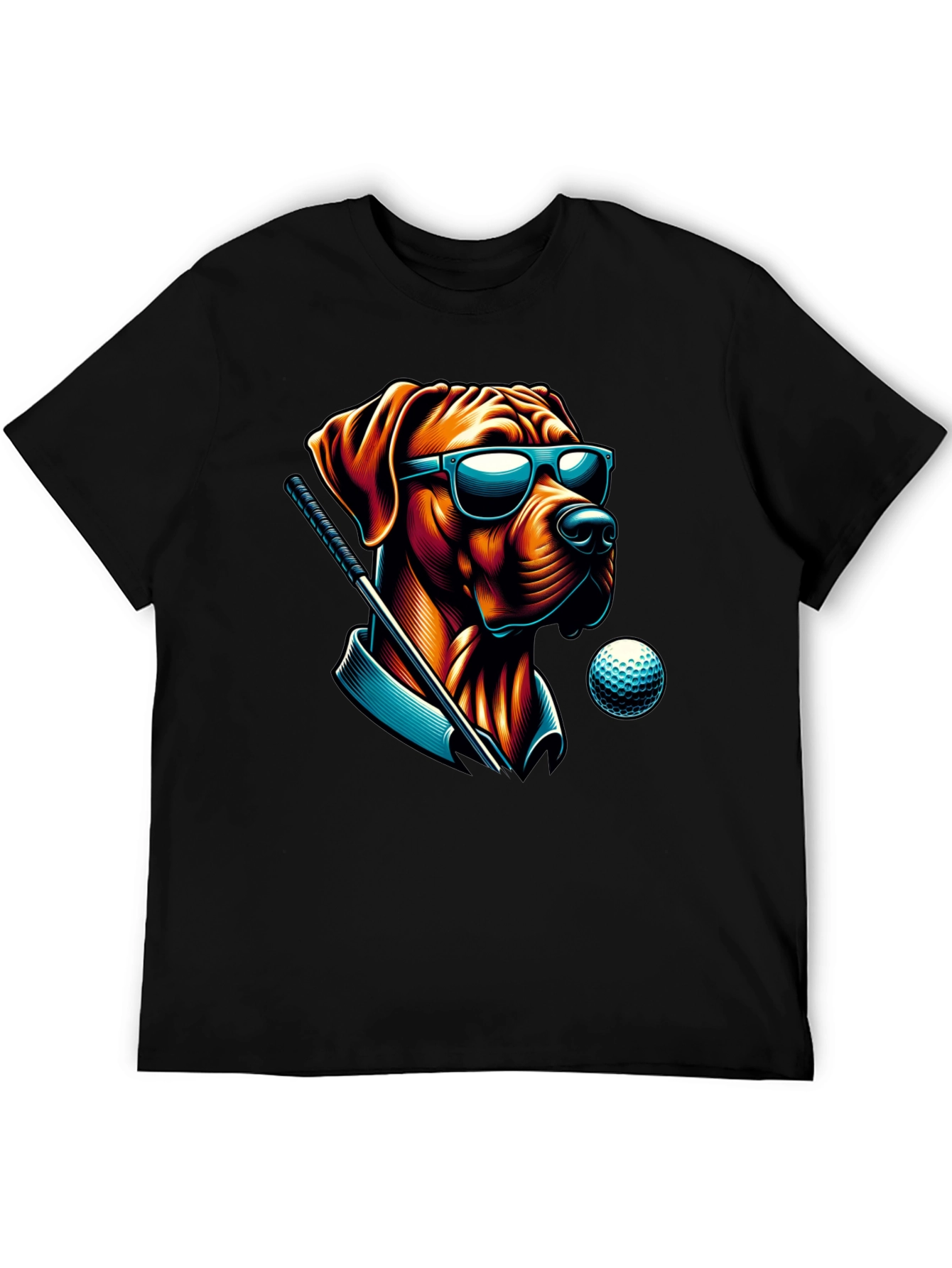 Golf Dog Tee: Cool Canine Golfer T-Shirt
