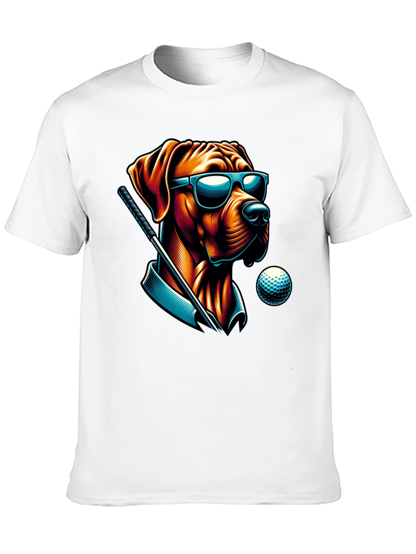 Golf Dog Tee: Cool Canine Golfer T-Shirt