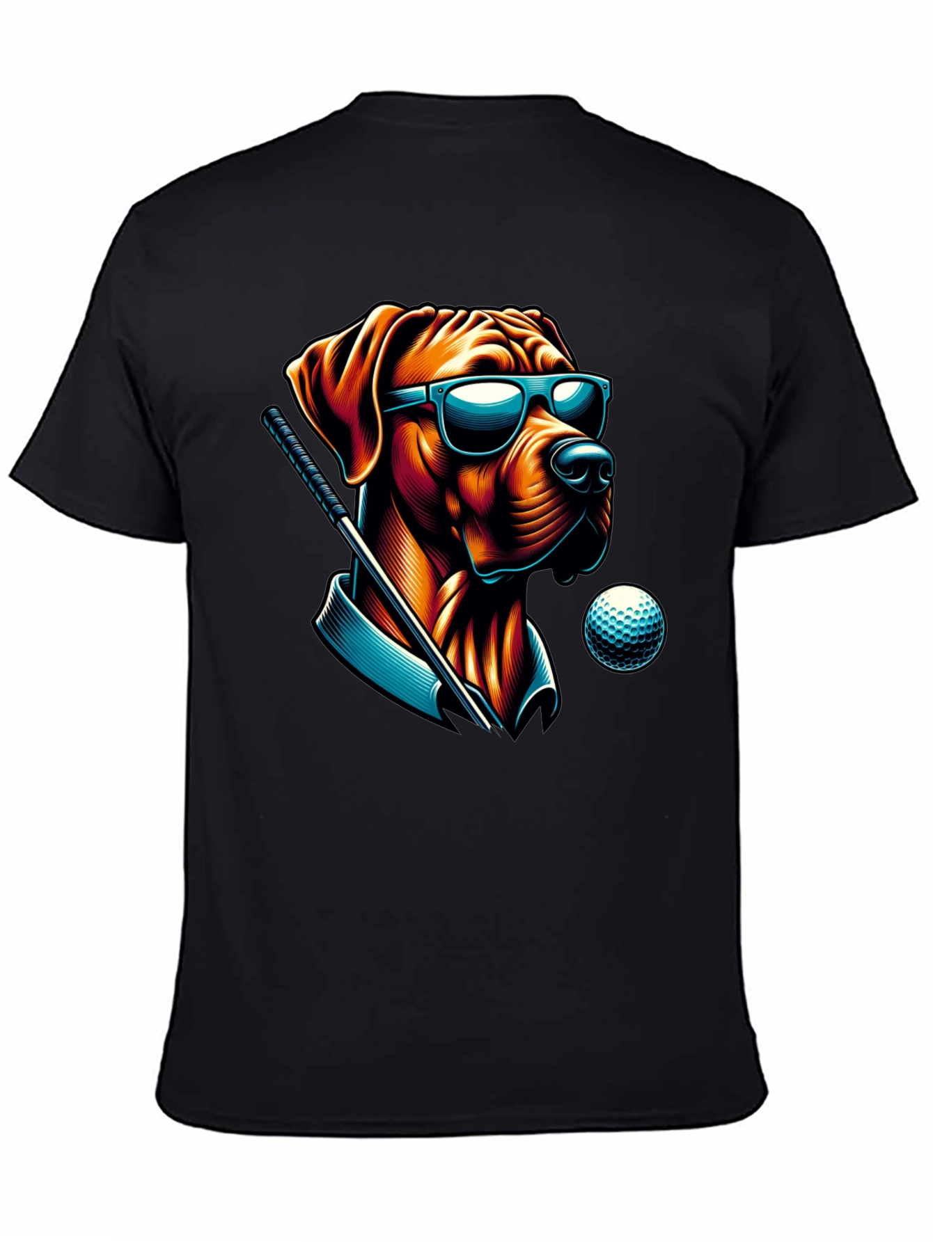 Golf Dog Tee: Cool Canine Golfer T-Shirt