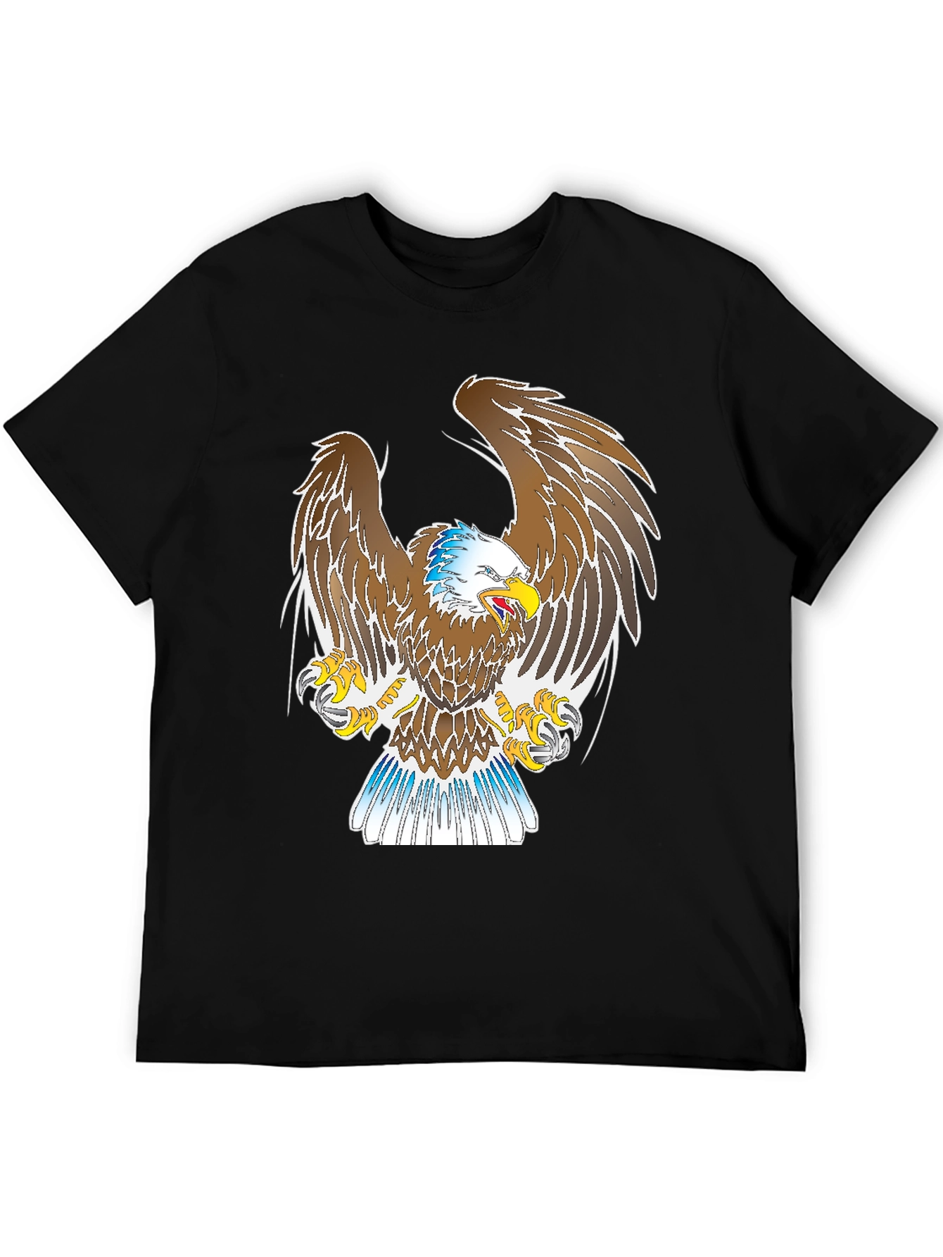 Bold Eagle Graphic Black T-Shirt