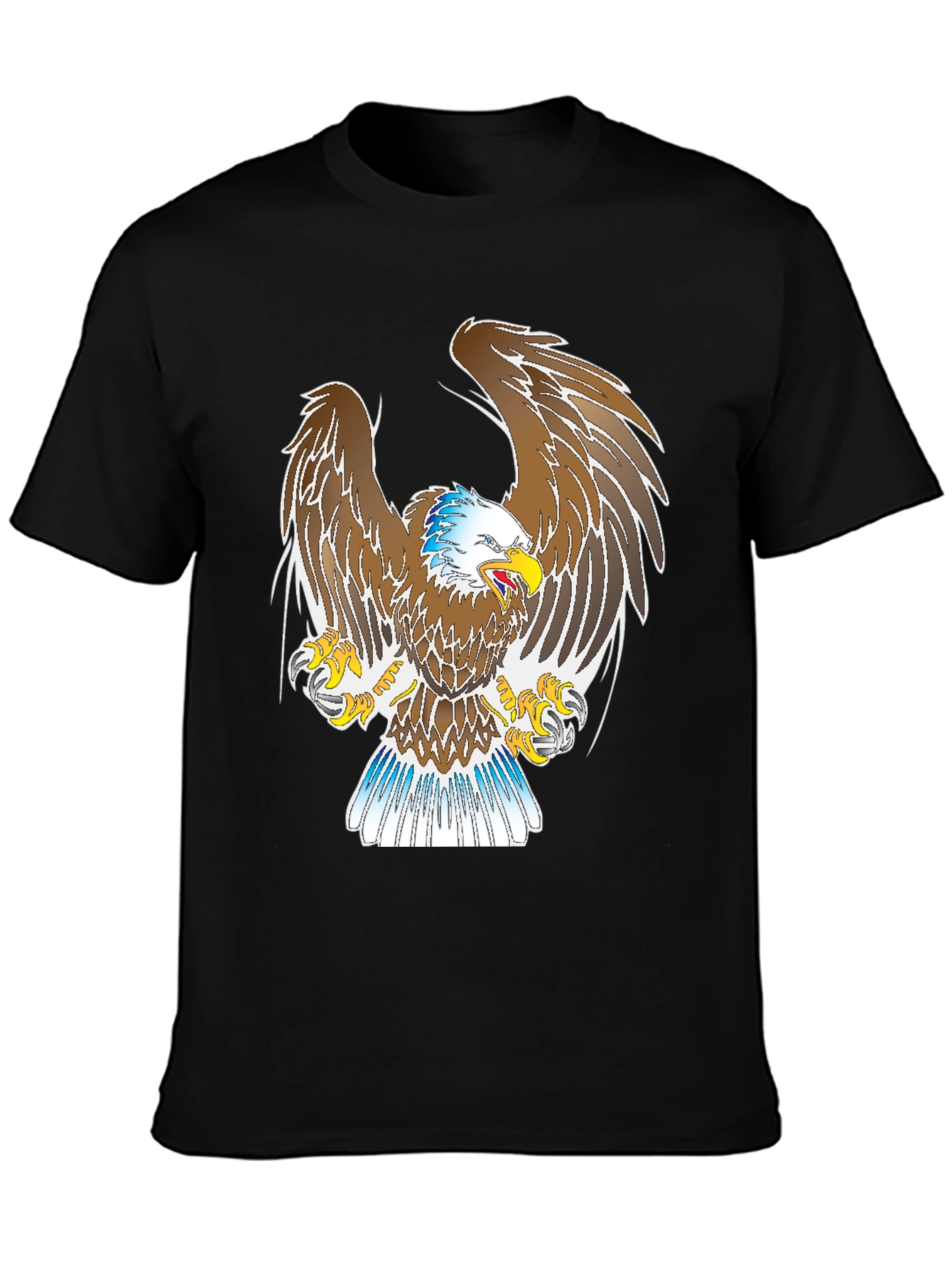 Bold Eagle Graphic Black T-Shirt
