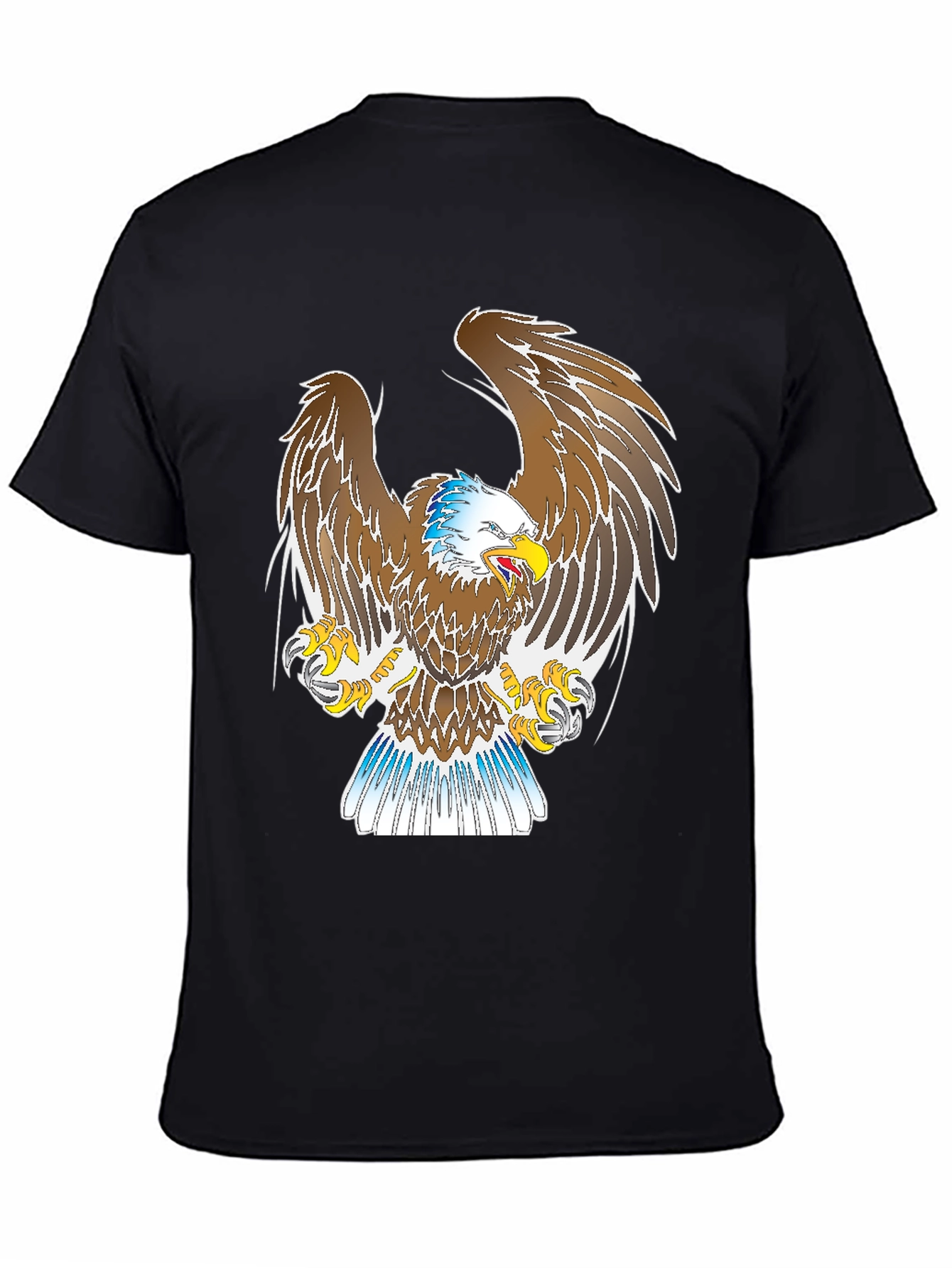 Bold Eagle Graphic Black T-Shirt