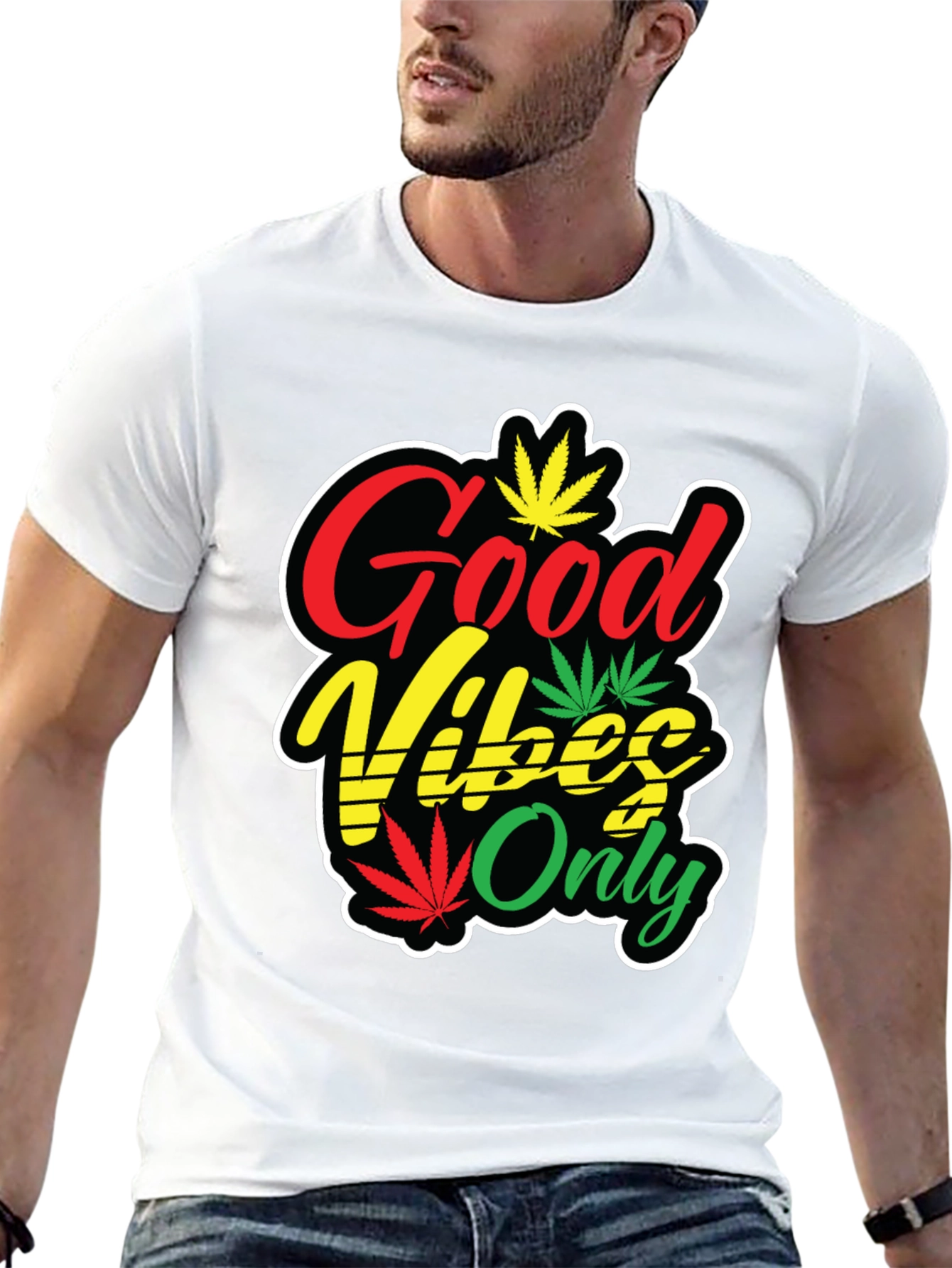 Good Vibes Only Rasta T-Shirt