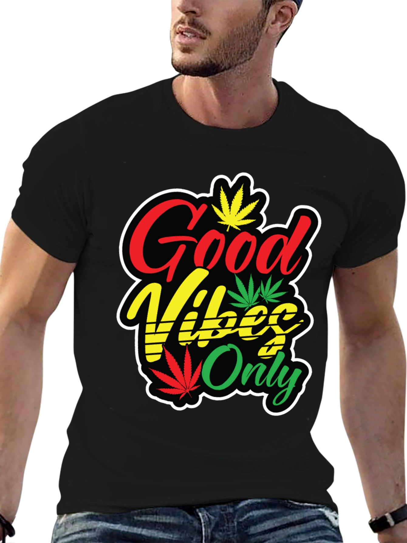 Good Vibes Only Rasta T-Shirt