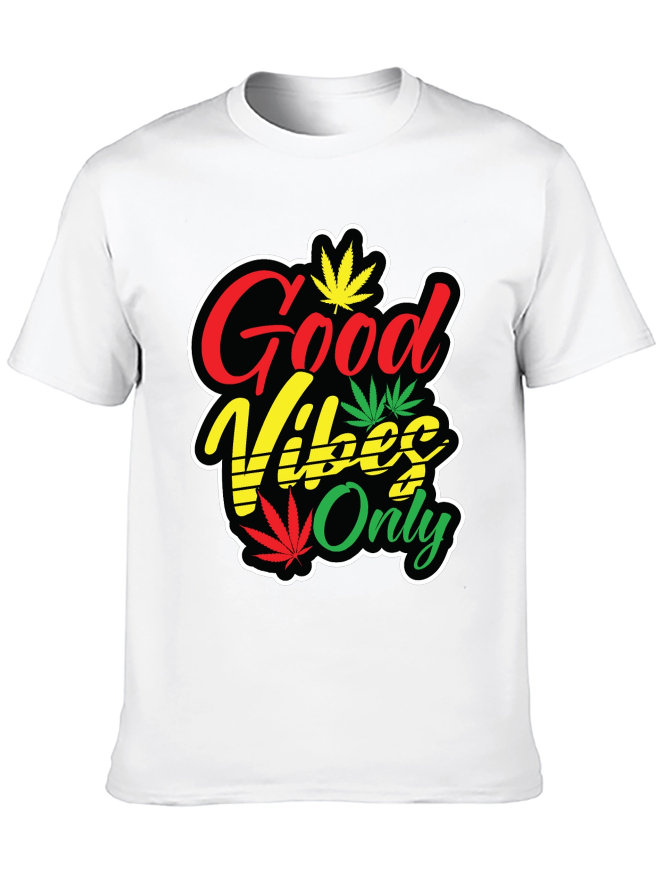Good Vibes Only Rasta T-Shirt