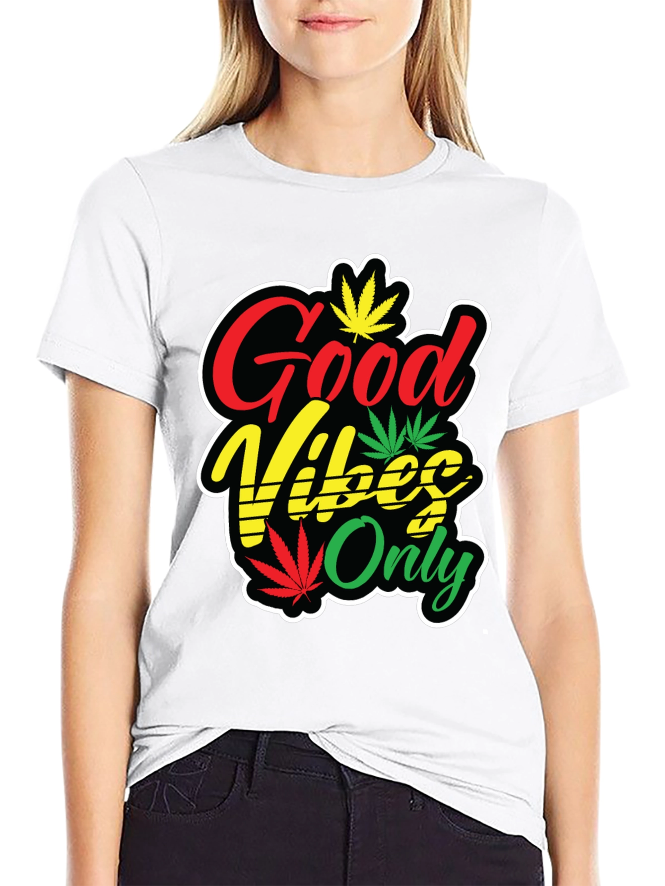 Good Vibes Only Rasta T-Shirt