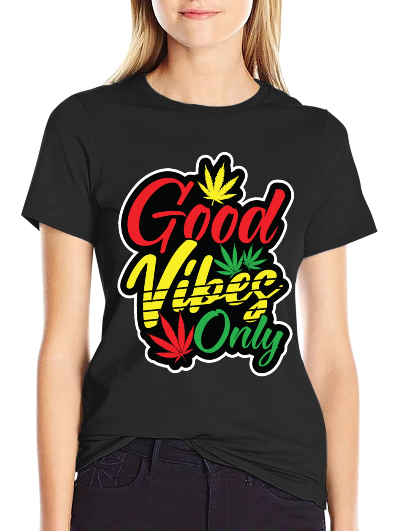 Good Vibes Only Rasta T-Shirt