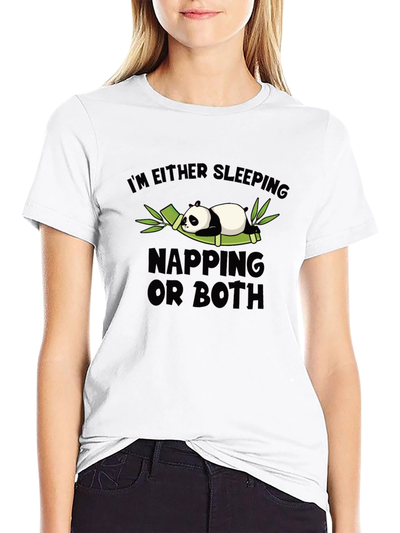 Sleeping Panda Graphic T-Shirt