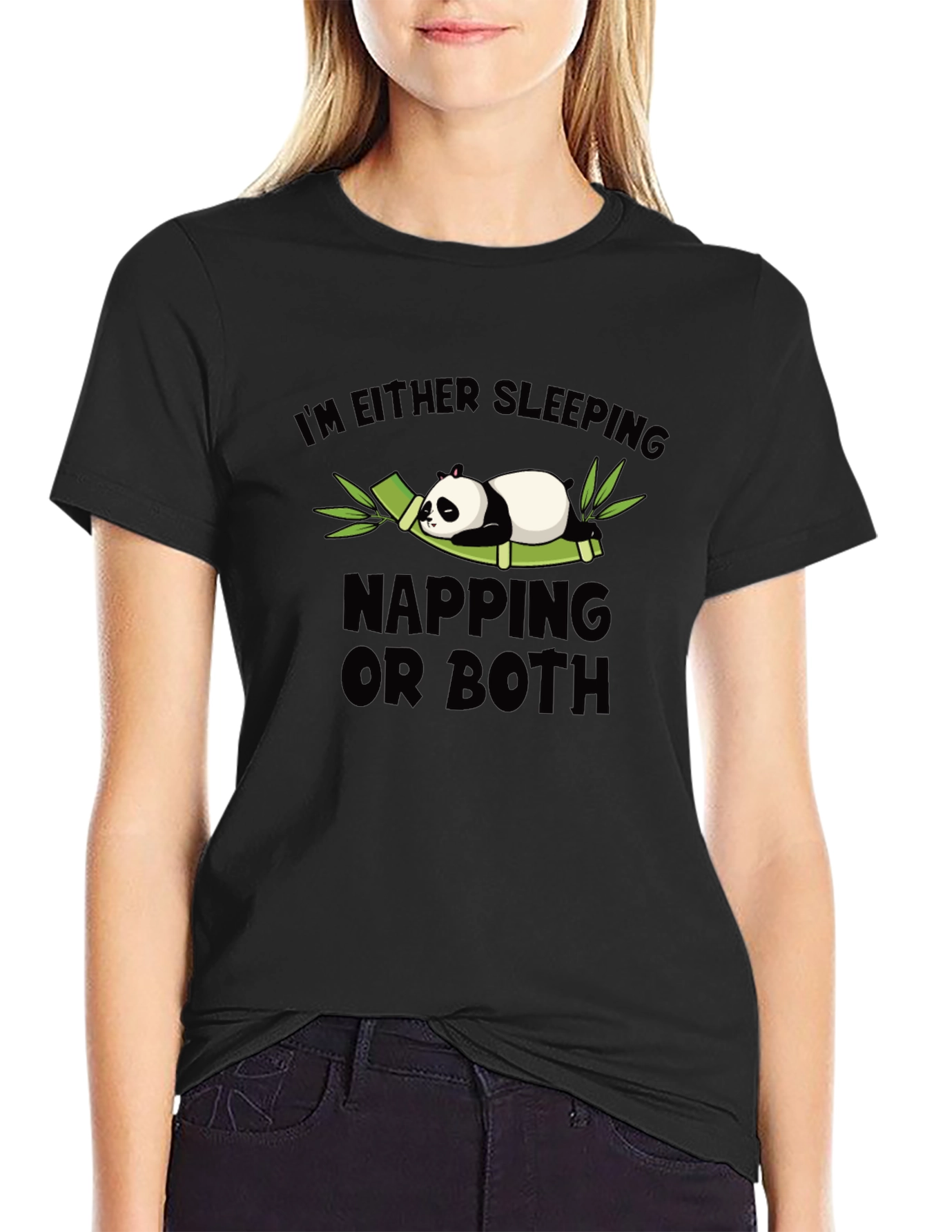 Sleeping Panda Graphic T-Shirt