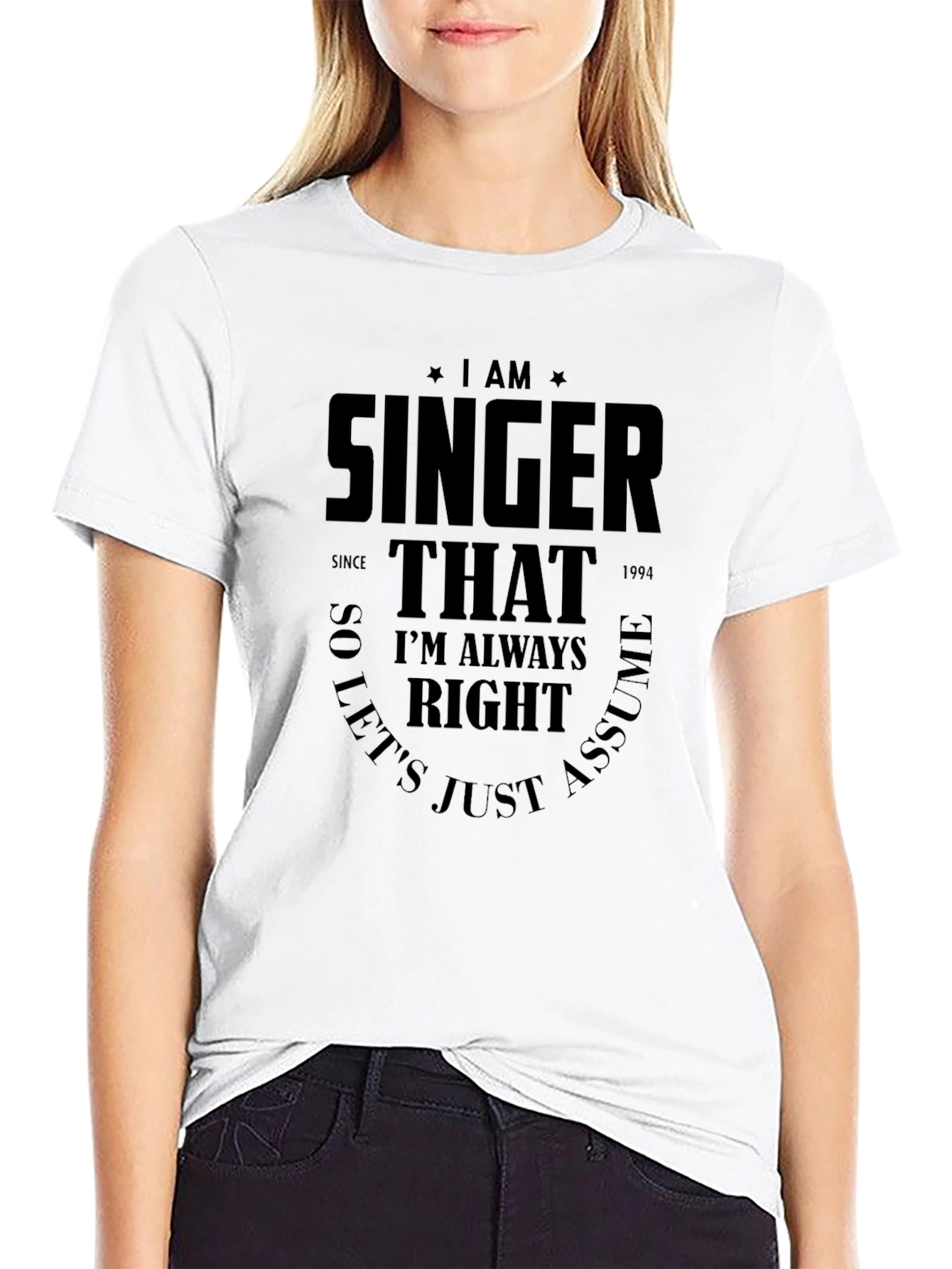 Singer Always Right Graphic Tee - Black T-Shirt
