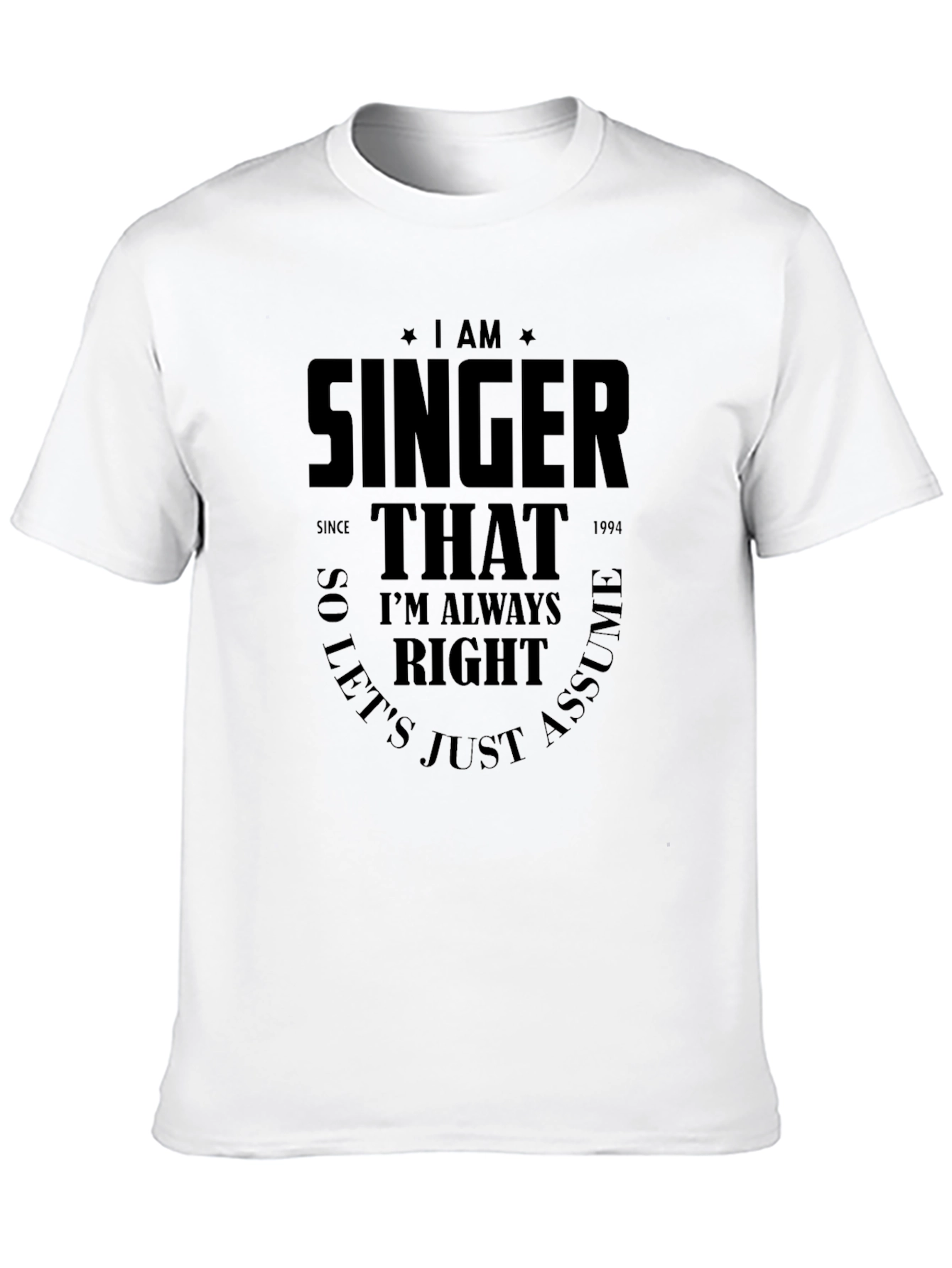 Singer Always Right Graphic Tee - Black T-Shirt