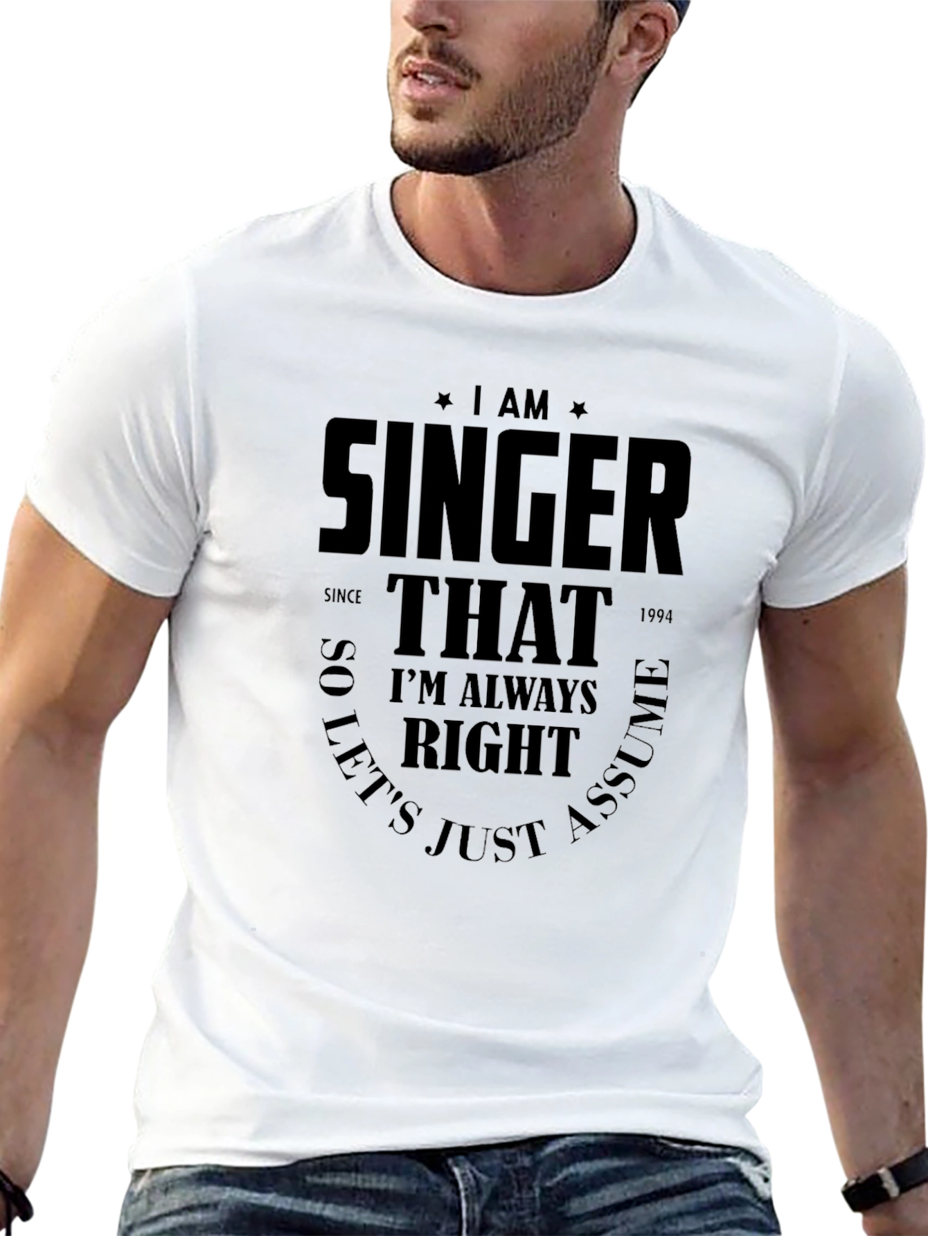 Singer Always Right Graphic Tee - Black T-Shirt