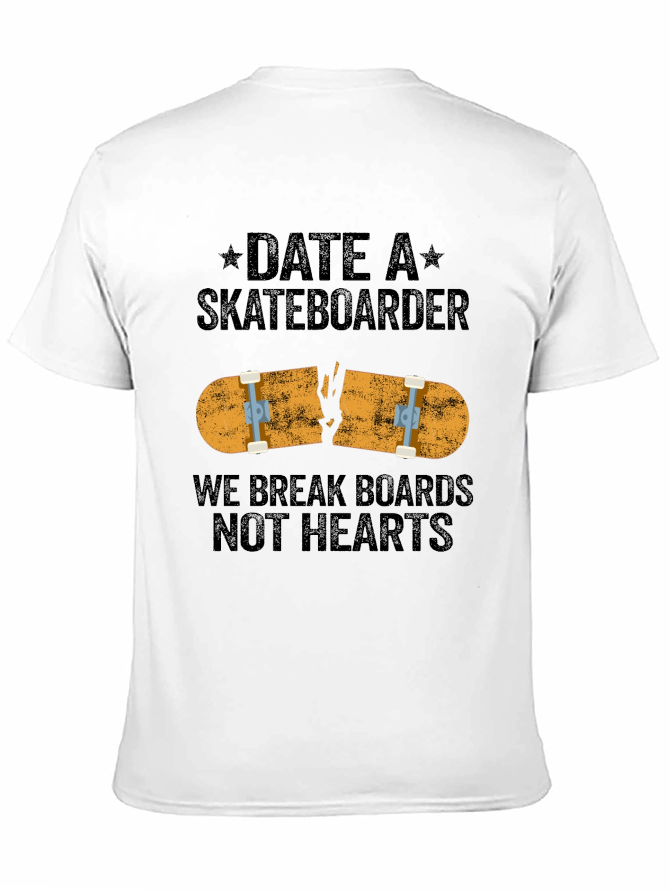 Date A Skateboarder Funny Graphic Tee