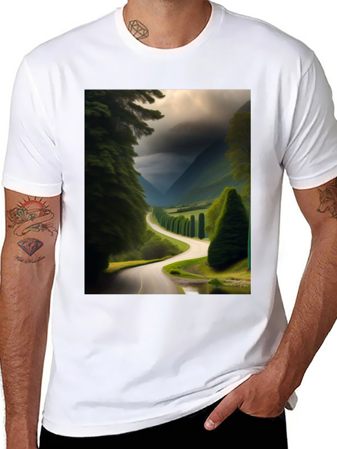 Road to Scenic View T-Shirt