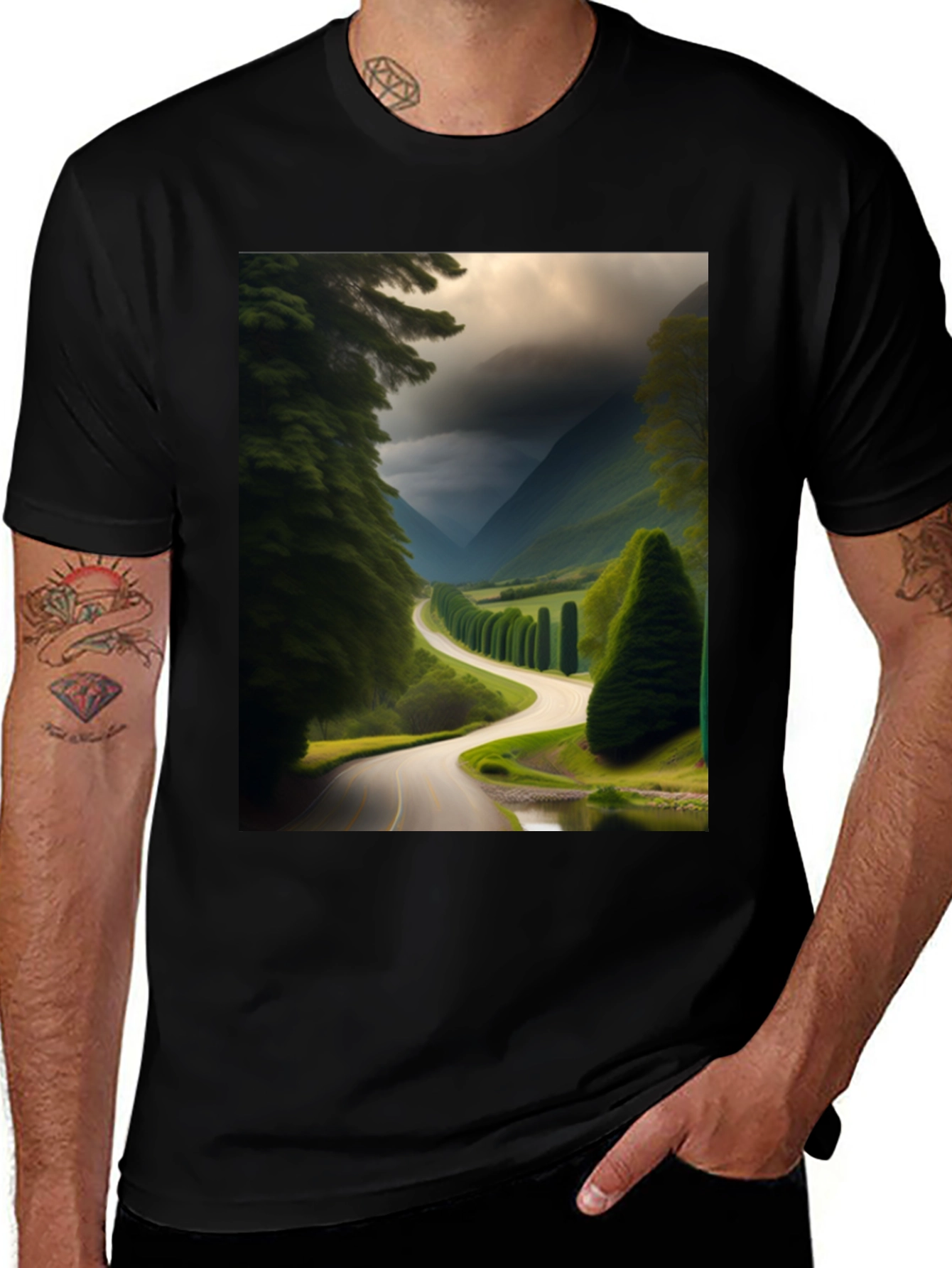 Road to Scenic View T-Shirt