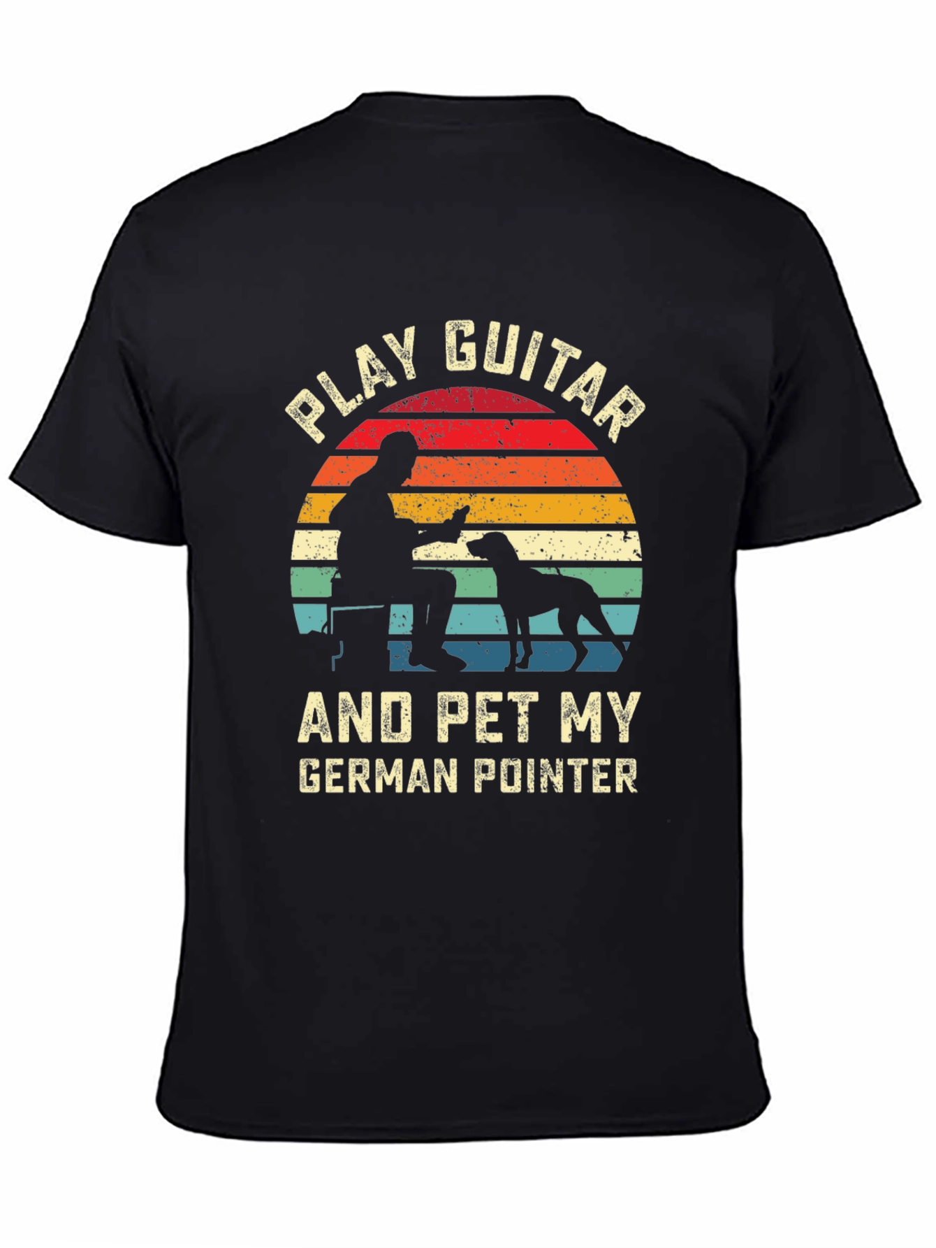 Play Guitar and Pet My German Pointer Graphic Tee
