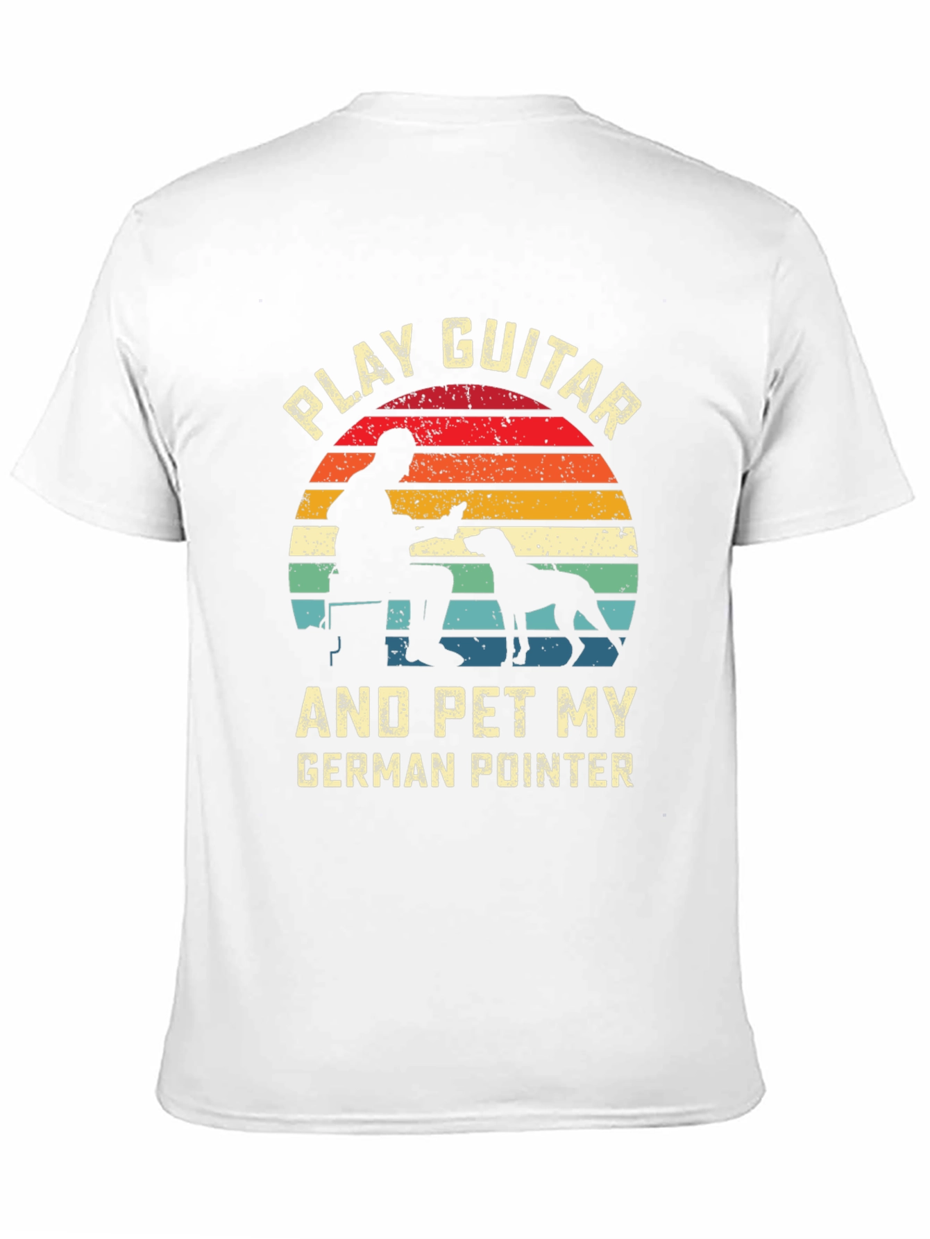 Play Guitar and Pet My German Pointer Graphic Tee