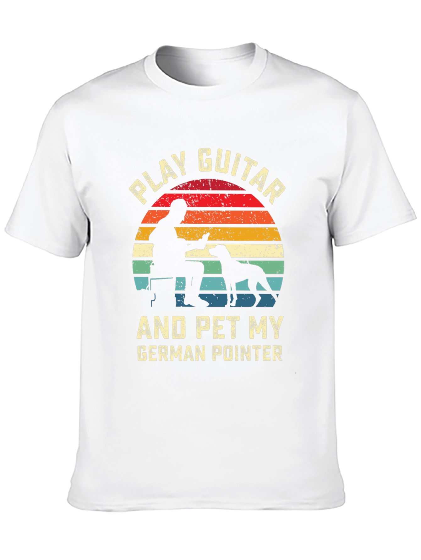 Play Guitar and Pet My German Pointer Graphic Tee