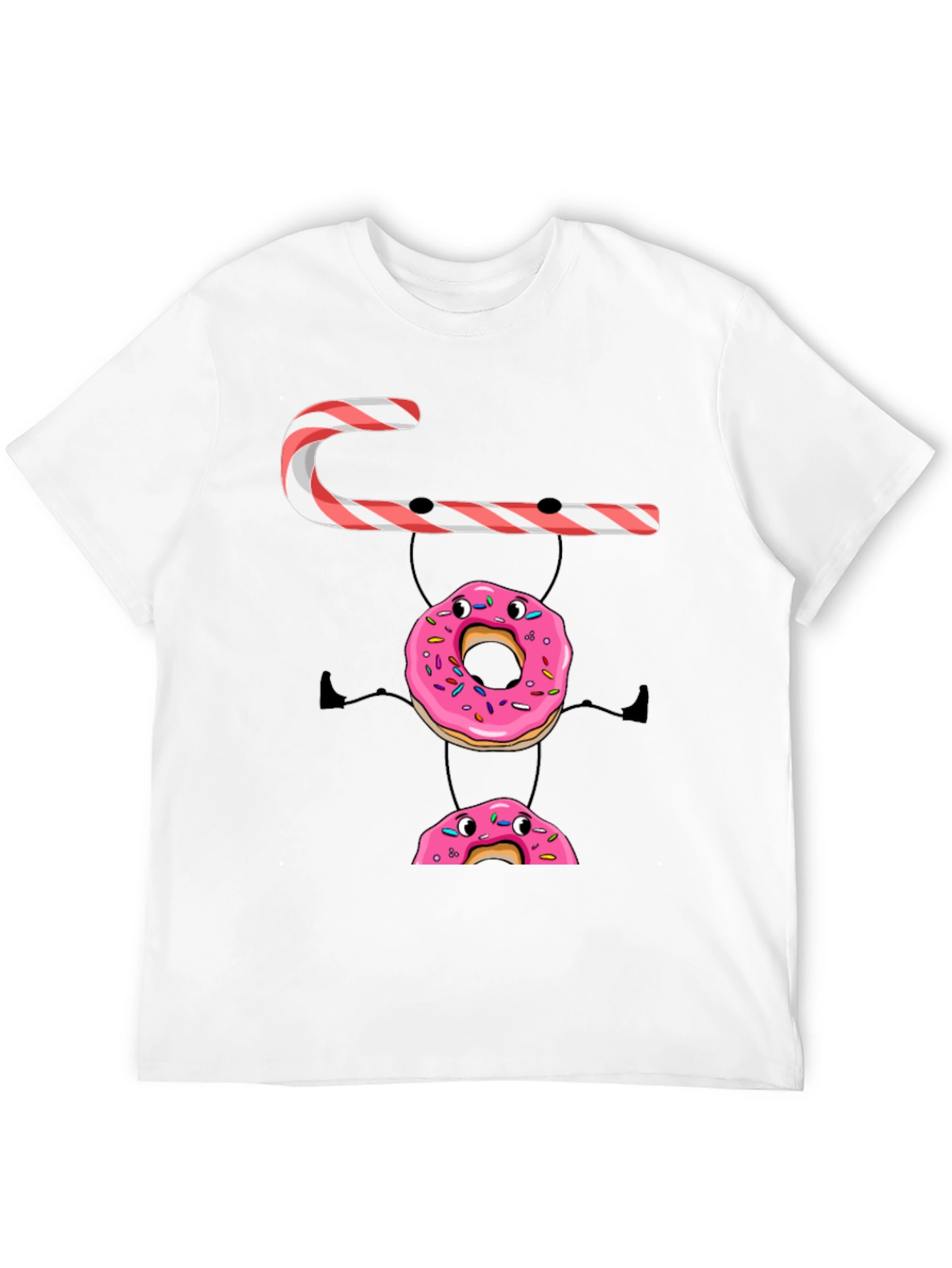 Candy Cane Donut Stack T-Shirt