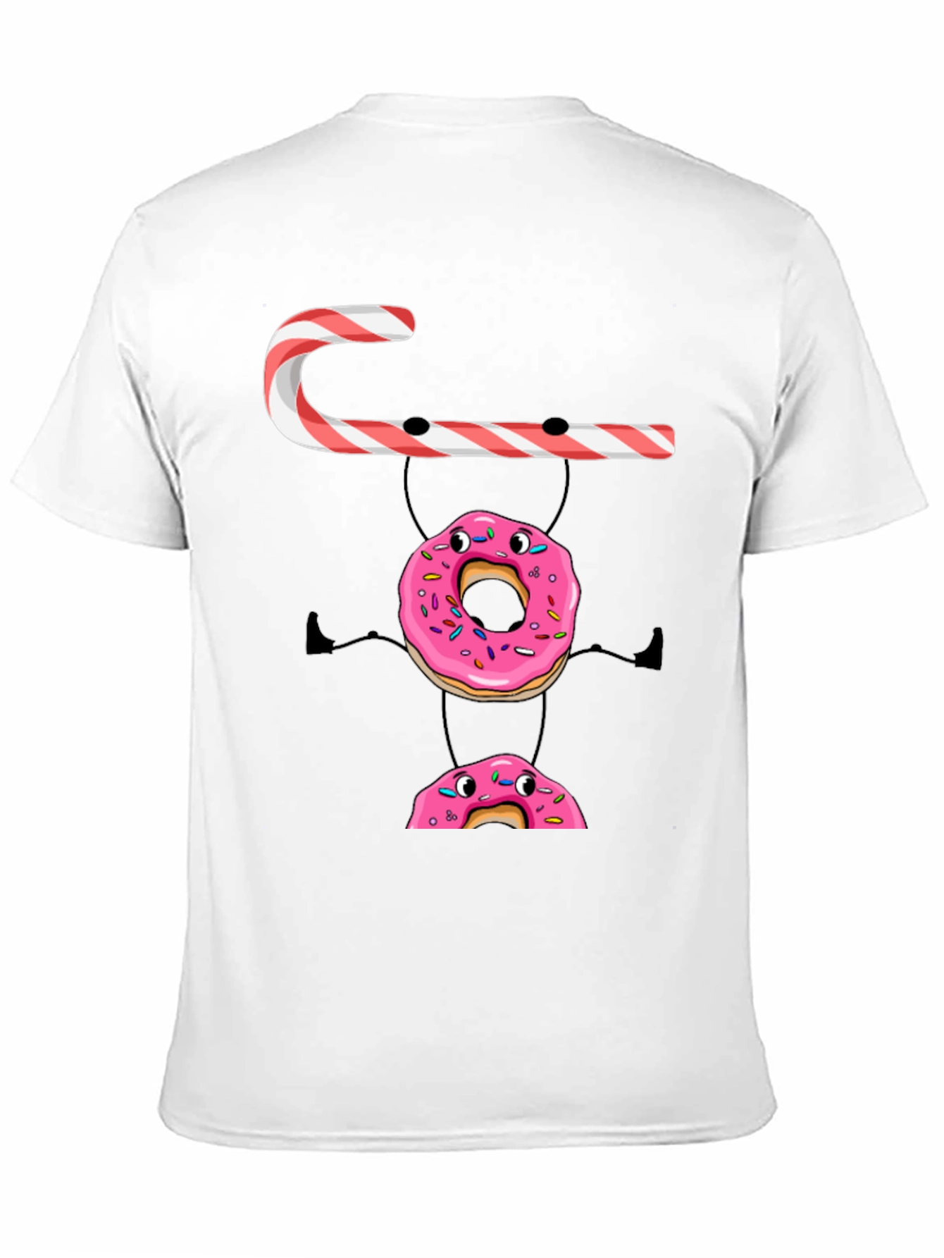 Candy Cane Donut Stack T-Shirt