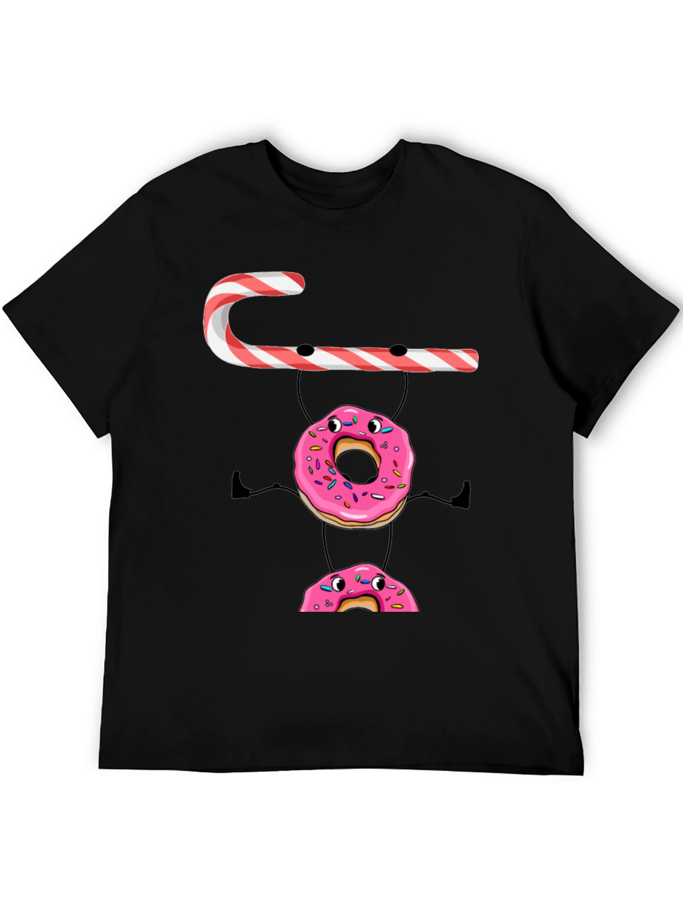 Candy Cane Donut Stack T-Shirt