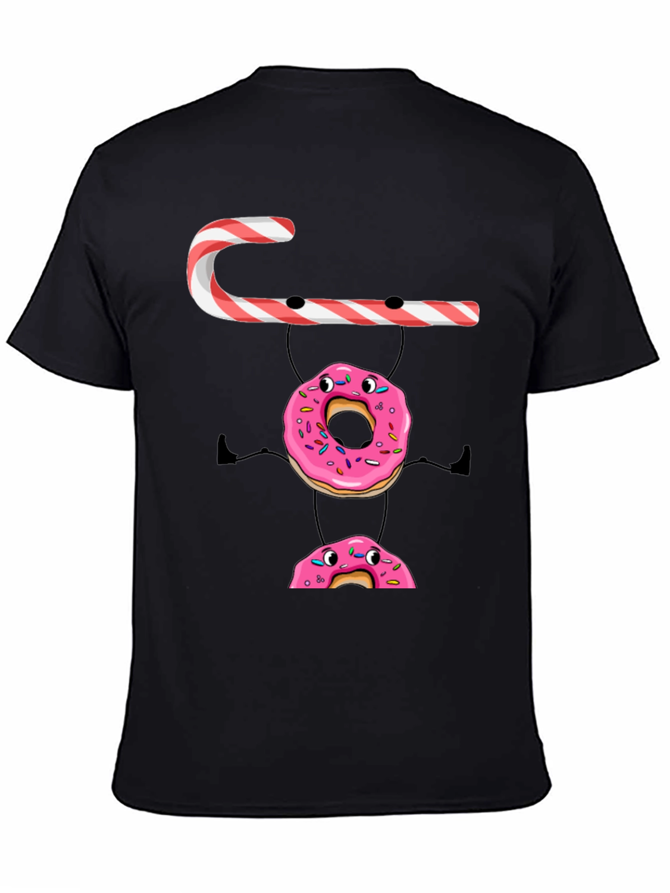 Candy Cane Donut Stack T-Shirt