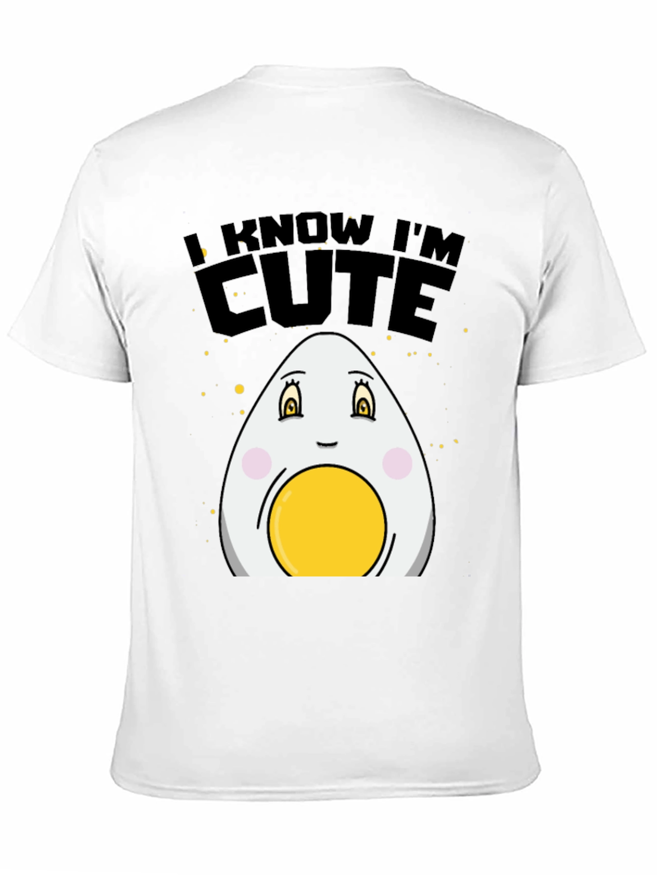 Cute Egg Graphic T-Shirt - Funny Foodie Tee