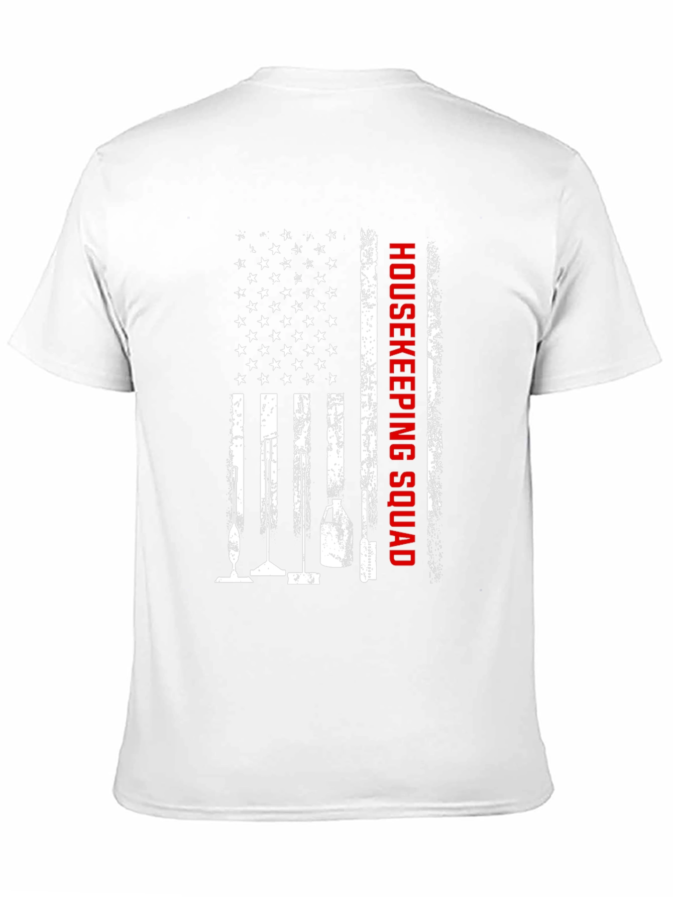 Housekeeping Squad American Flag T-Shirt