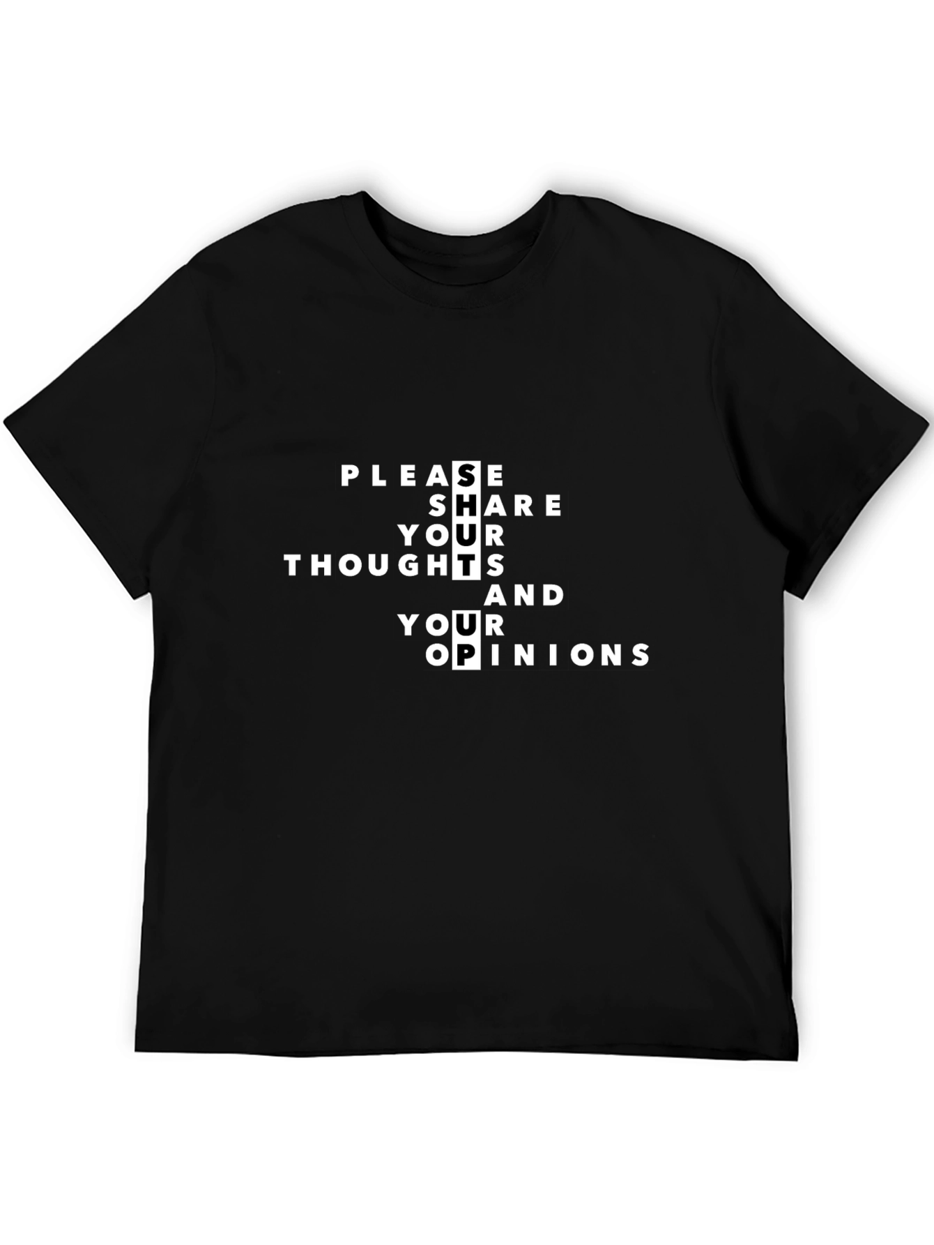 Sarcastic Graphic Tee - Please Shut Up!