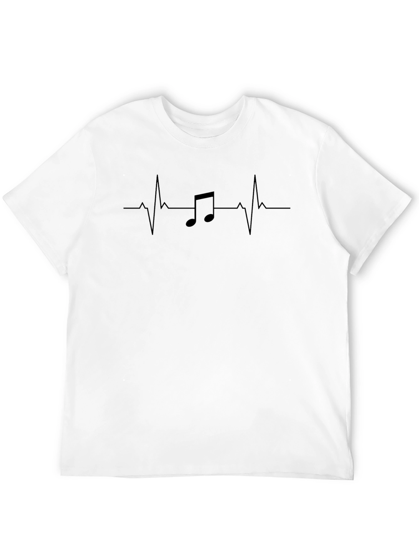 Music Note Heartbeat T-Shirt - Rhythm of Life