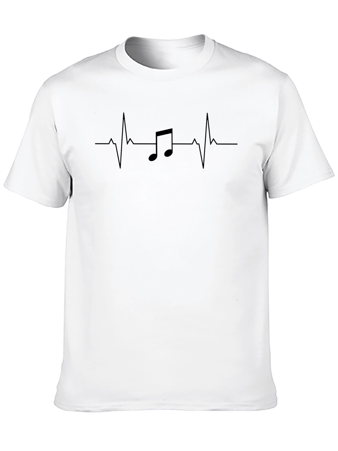 Music Note Heartbeat T-Shirt - Rhythm of Life