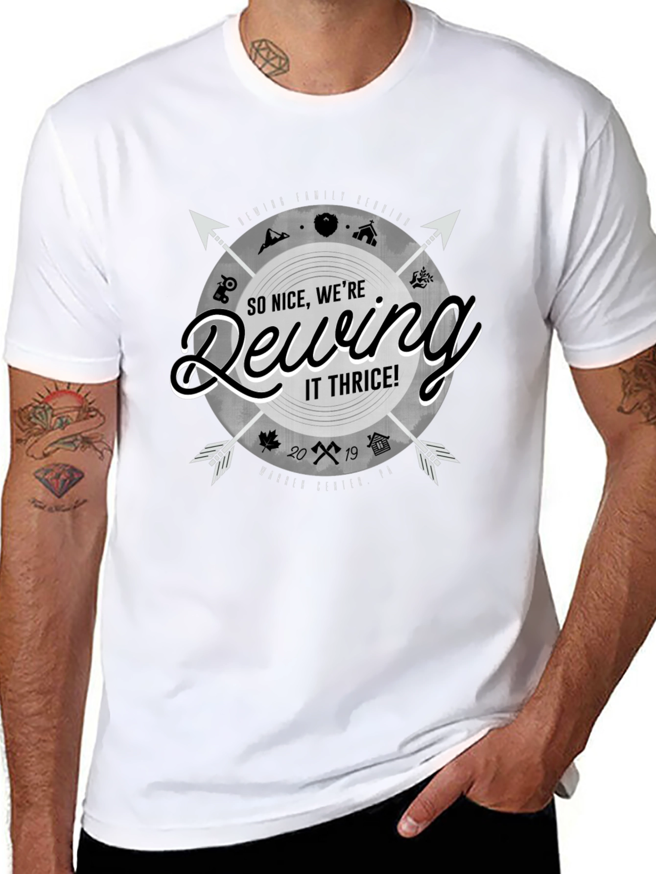 Dewing It Thrice T-Shirt - Family Reunion