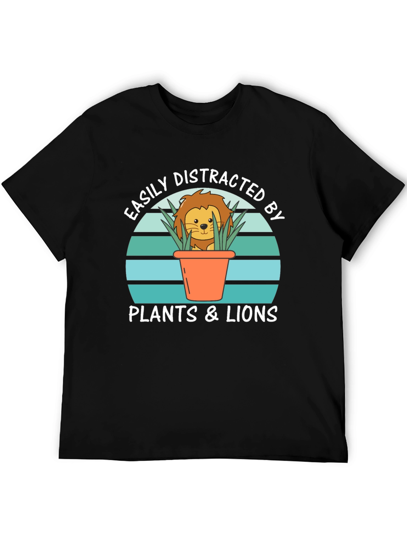 Easily Distracted By Plants & Lions T-Shirt