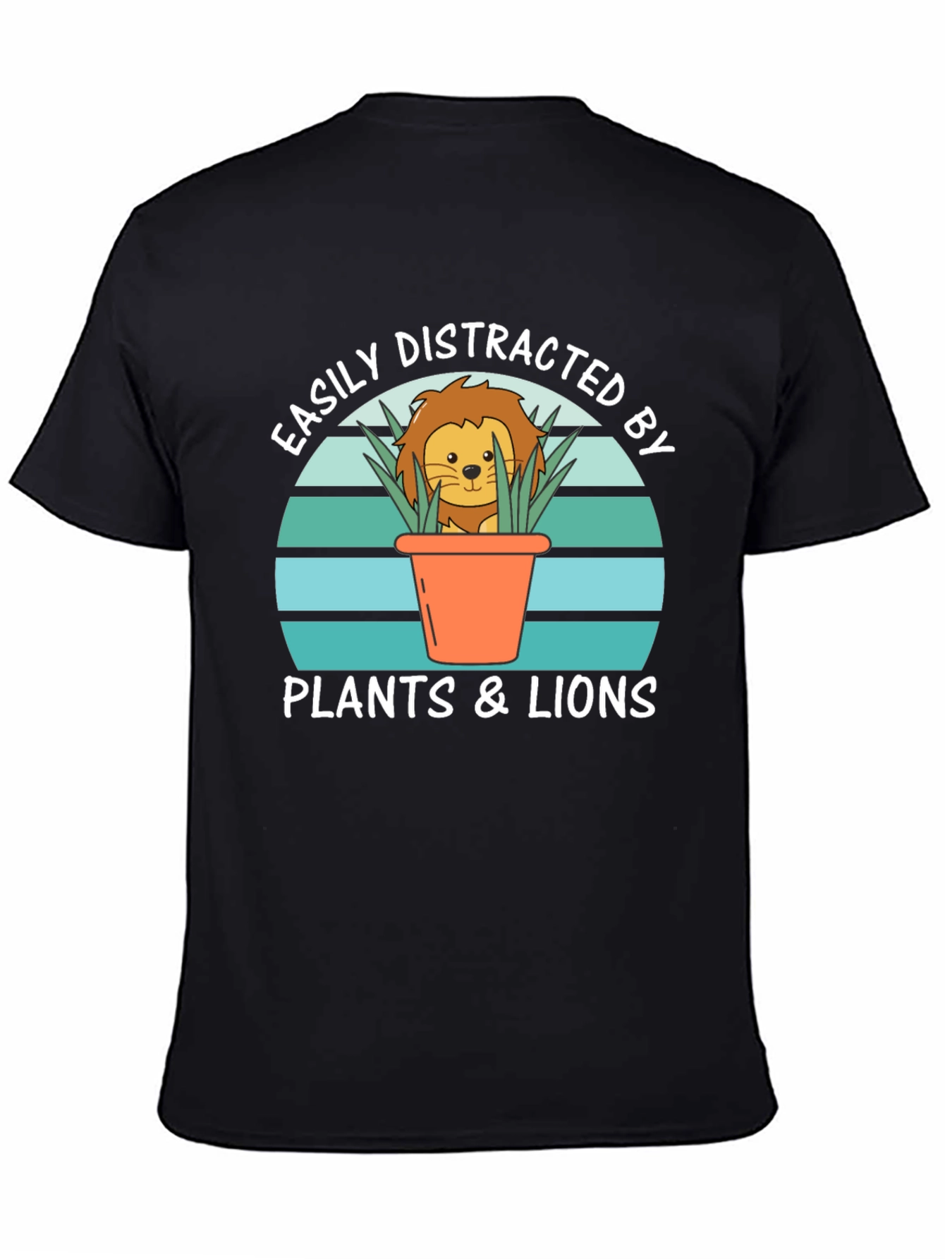 Easily Distracted By Plants & Lions T-Shirt