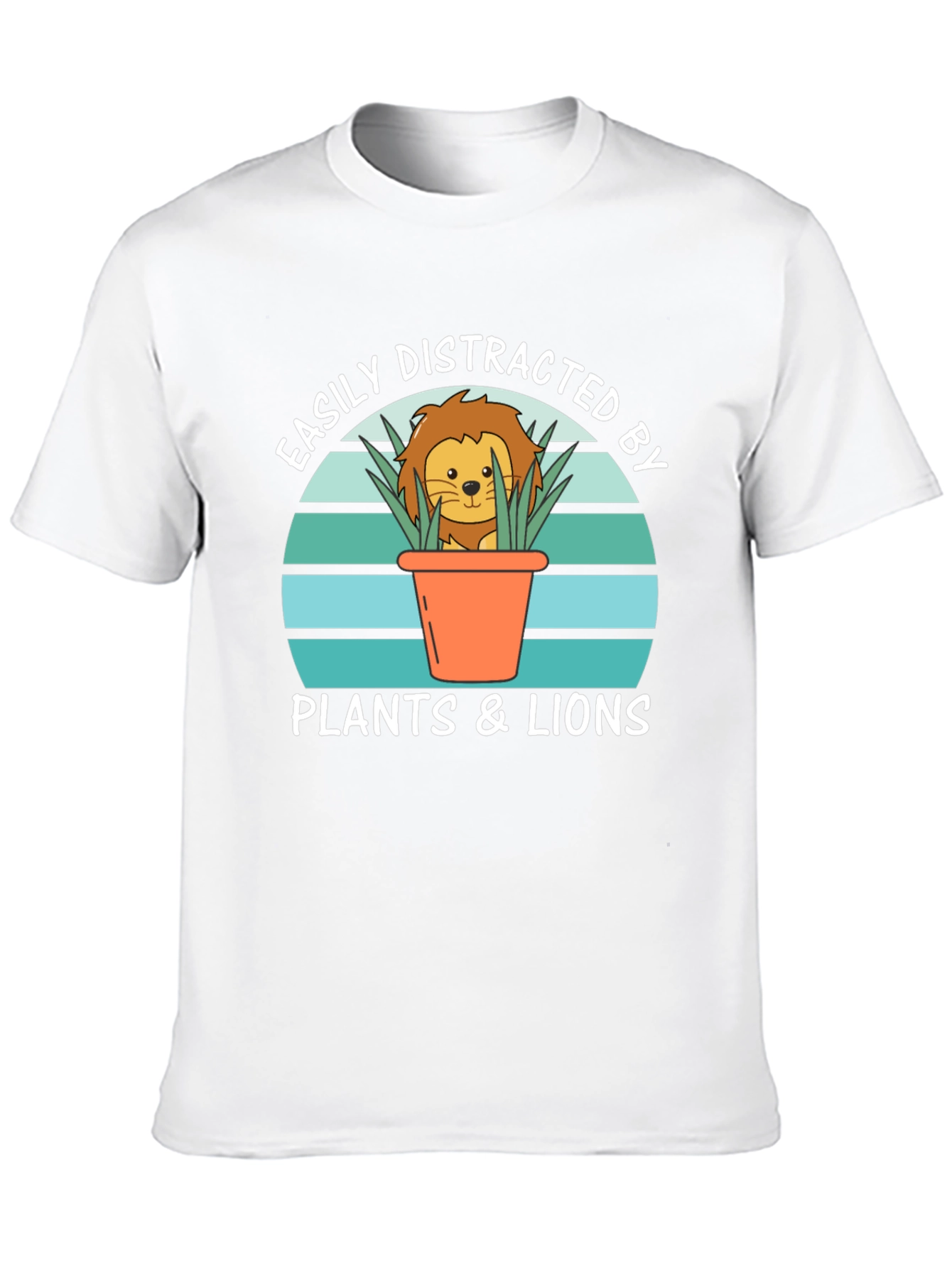 Easily Distracted By Plants & Lions T-Shirt