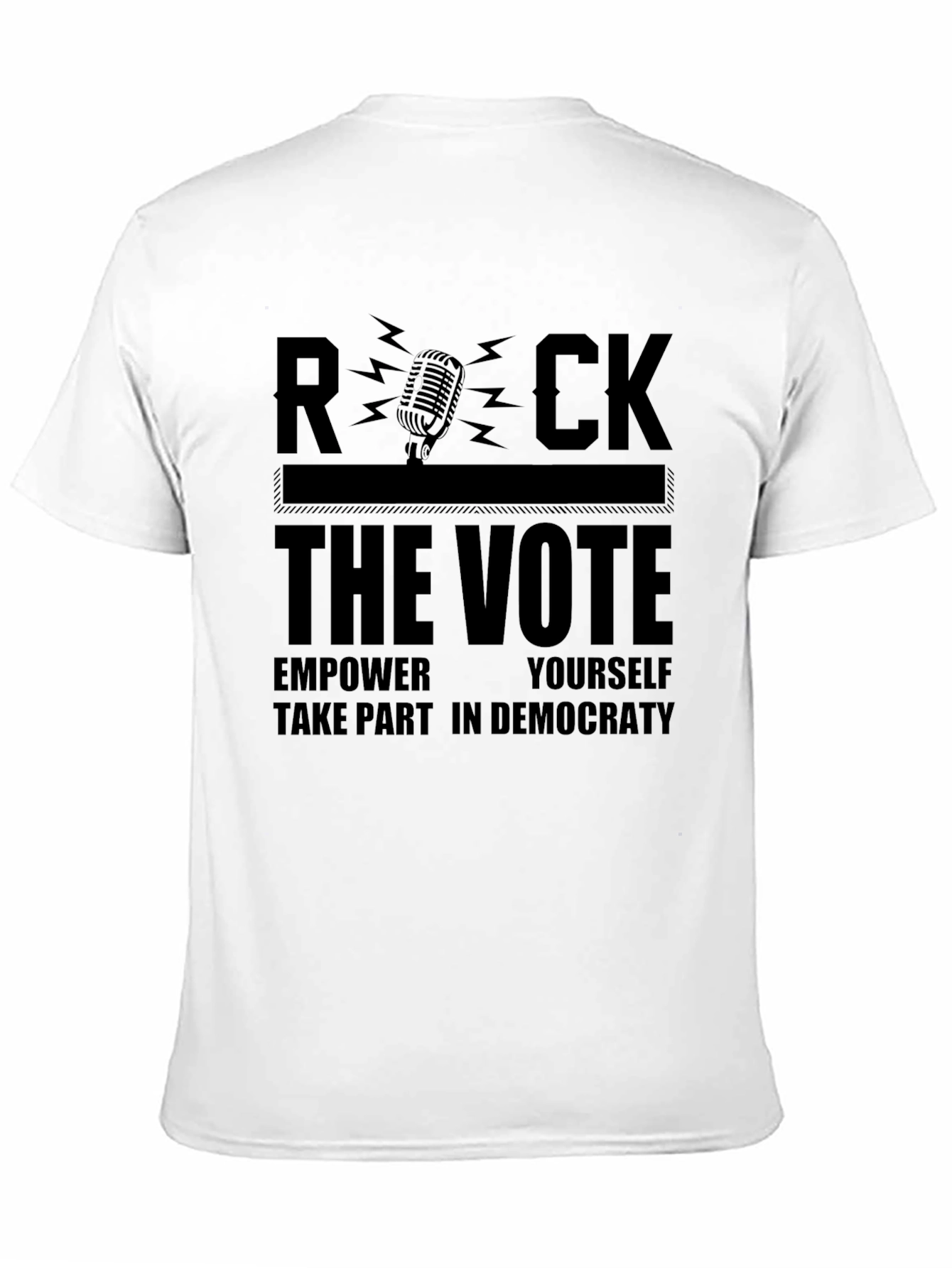 Rock the Vote Graphic Tee - Empower Yourself