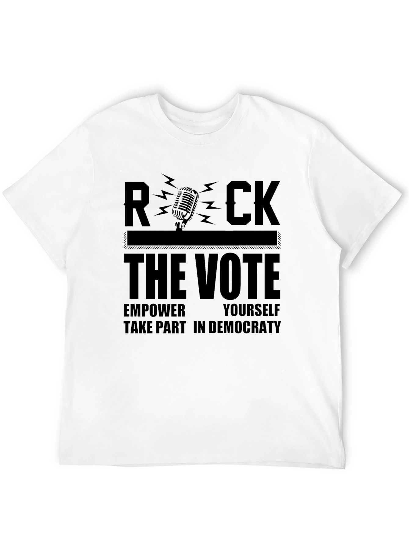 Rock the Vote Graphic Tee - Empower Yourself