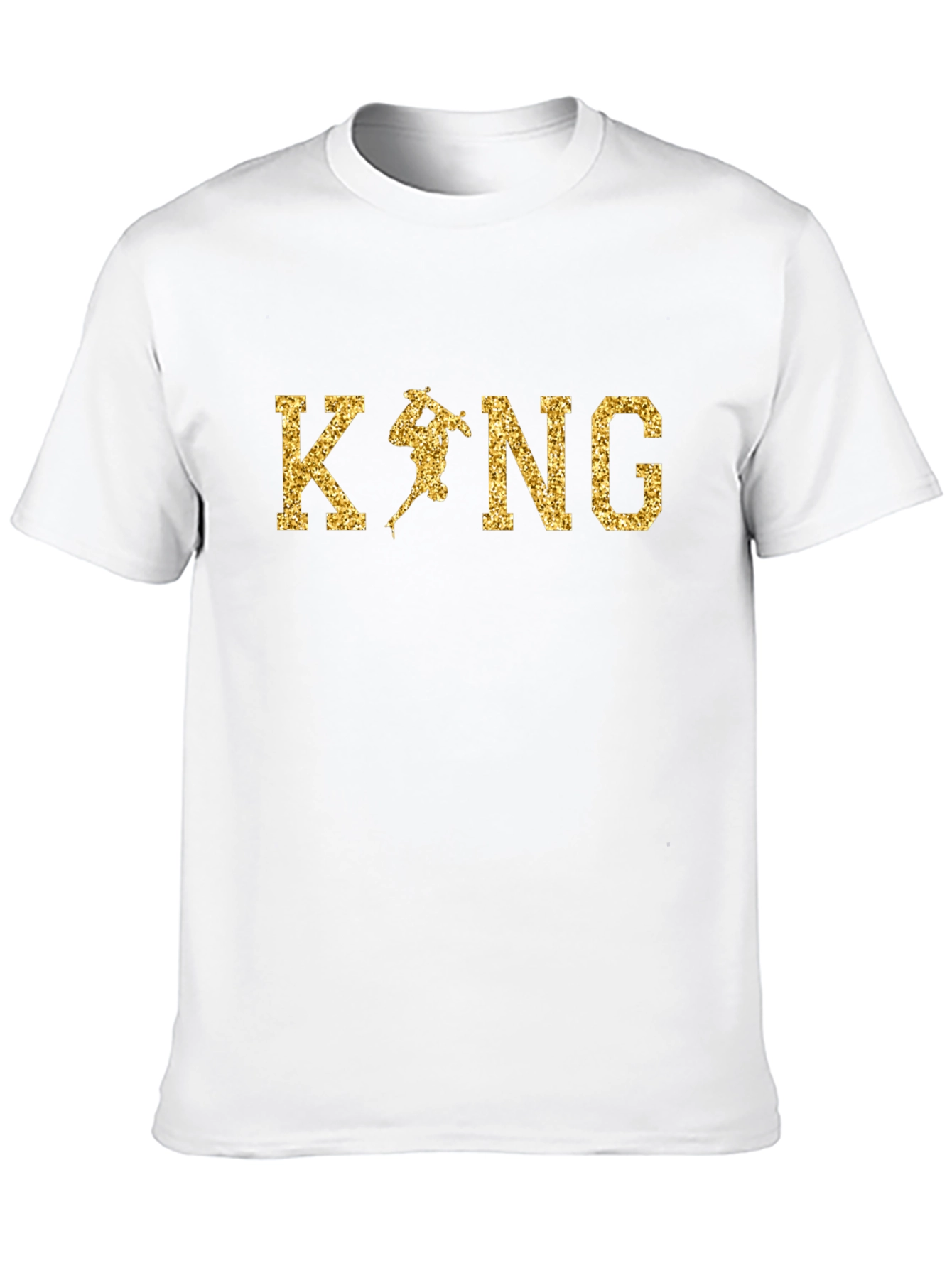 Kong T-Shirt - Golden Glitter Print