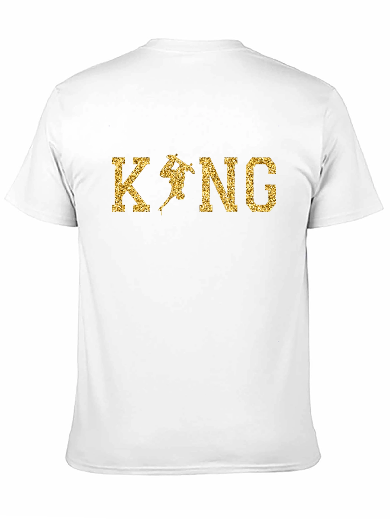 Kong T-Shirt - Golden Glitter Print