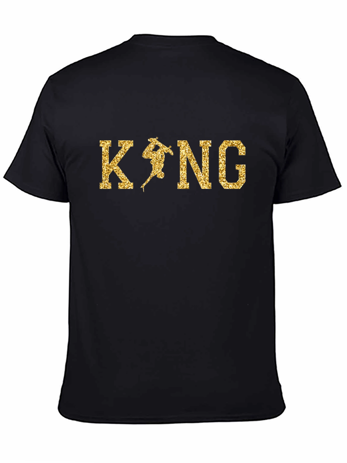 Kong T-Shirt - Golden Glitter Print