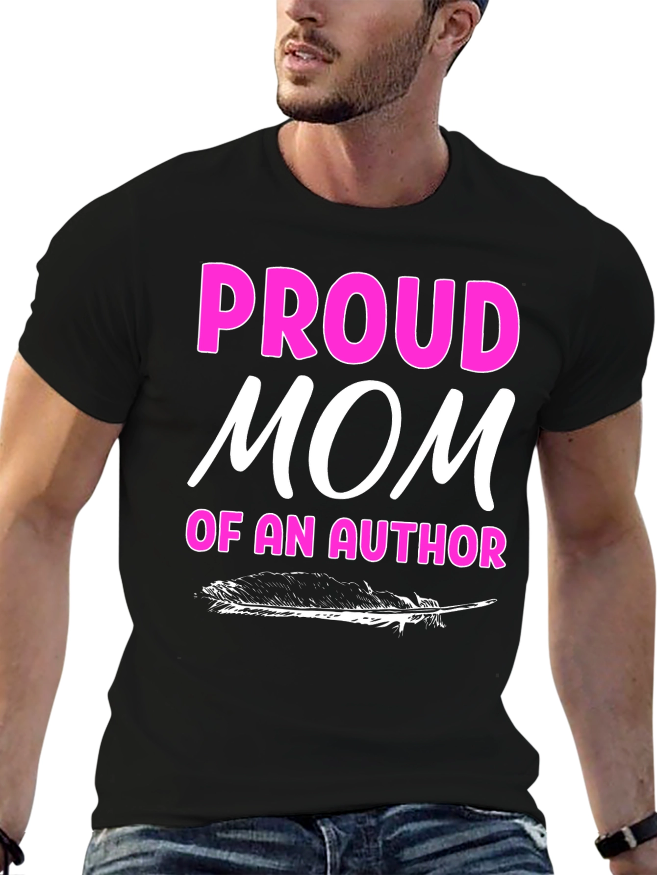 Proud Mom of an Author Graphic T-Shirt