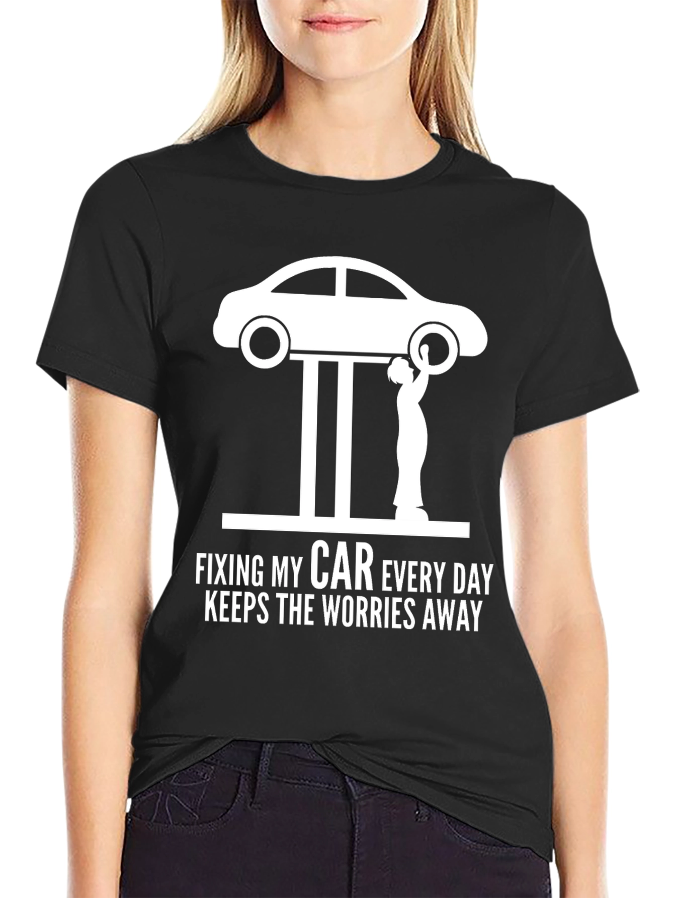Fixing My Car Everyday T-Shirt - Mechanic Humor