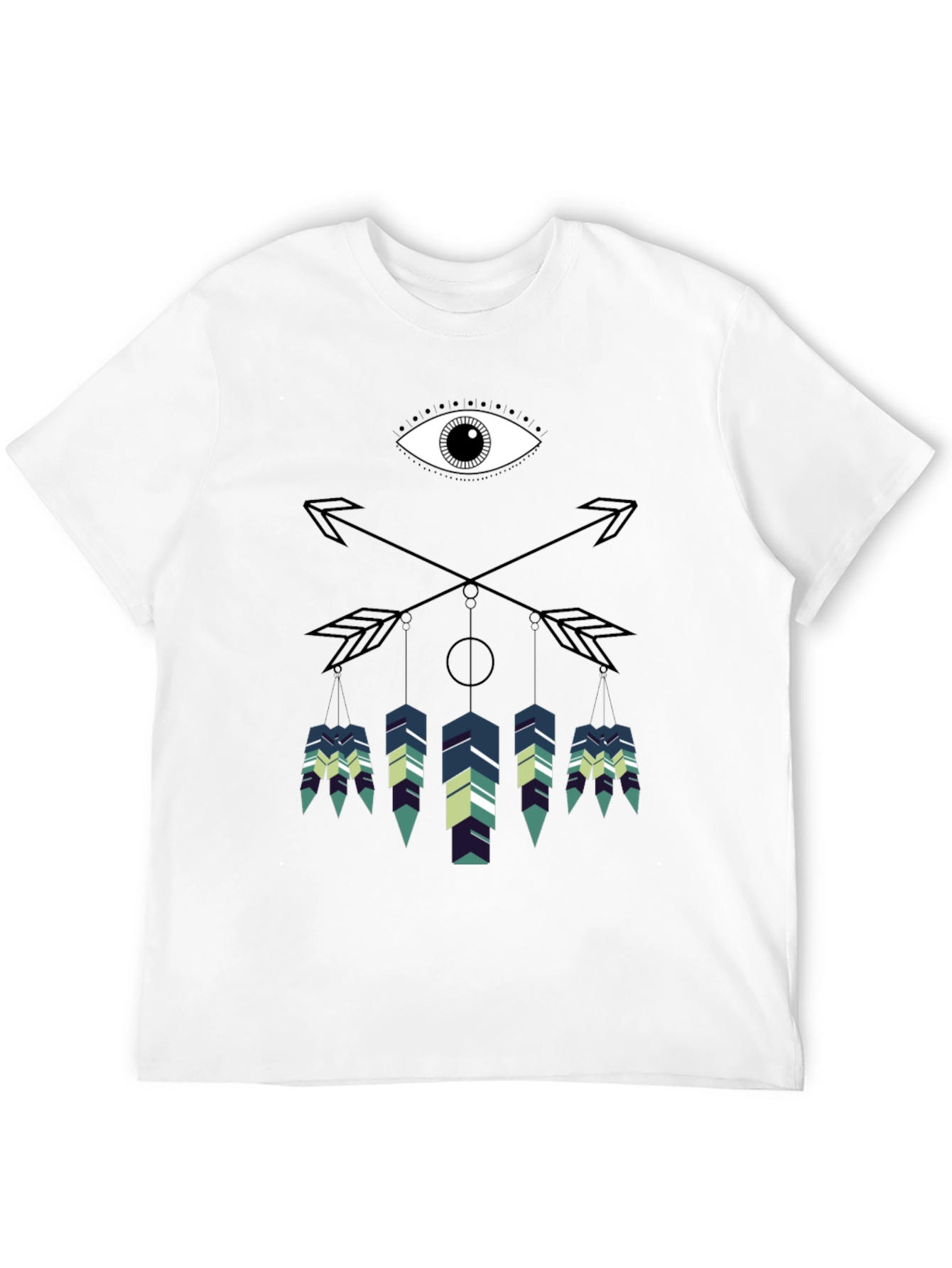 Eye & Arrow Graphic Tee - Stylish Casual Wear