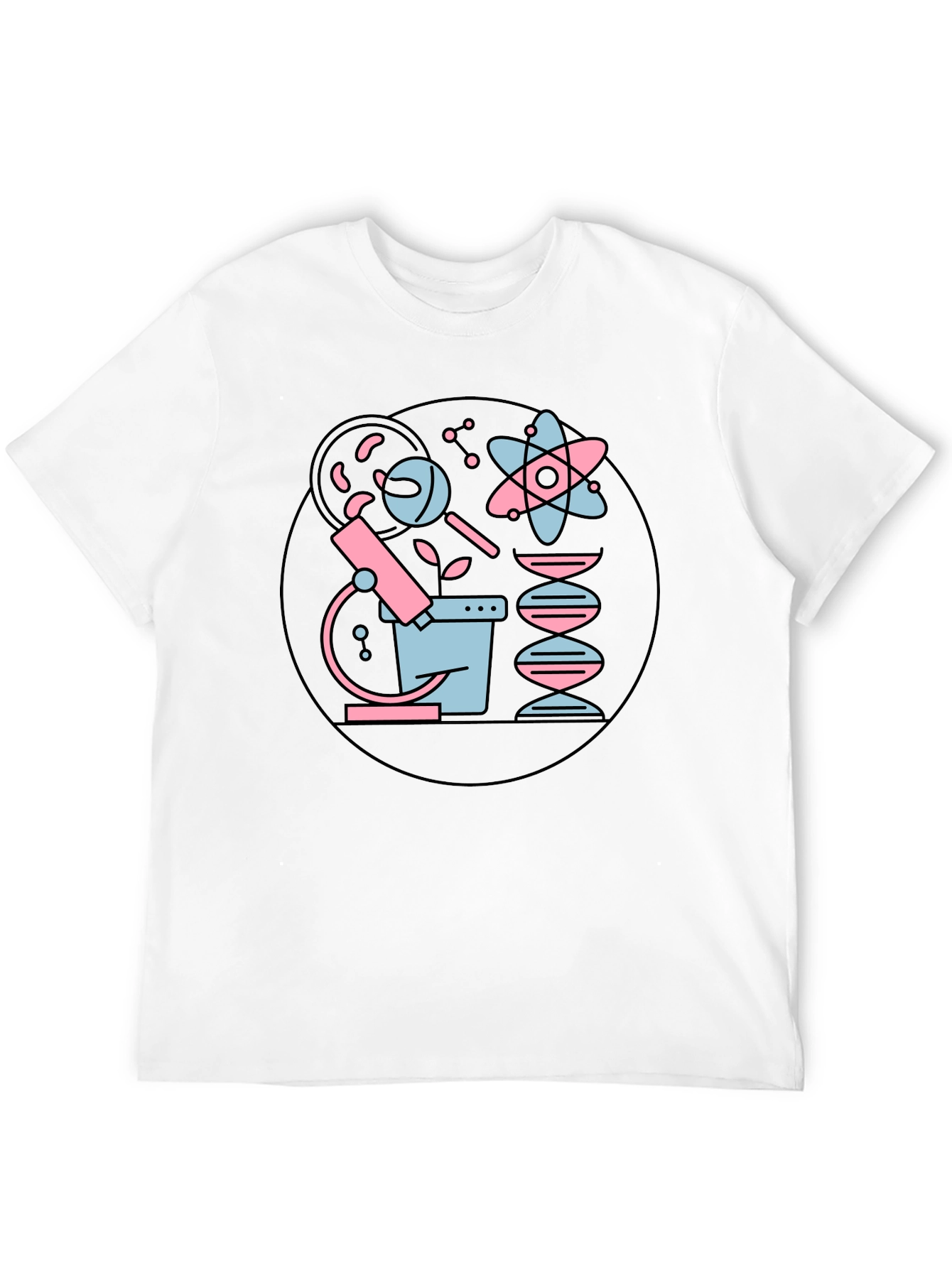 Science Graphic Tee - Cool Black T-Shirt