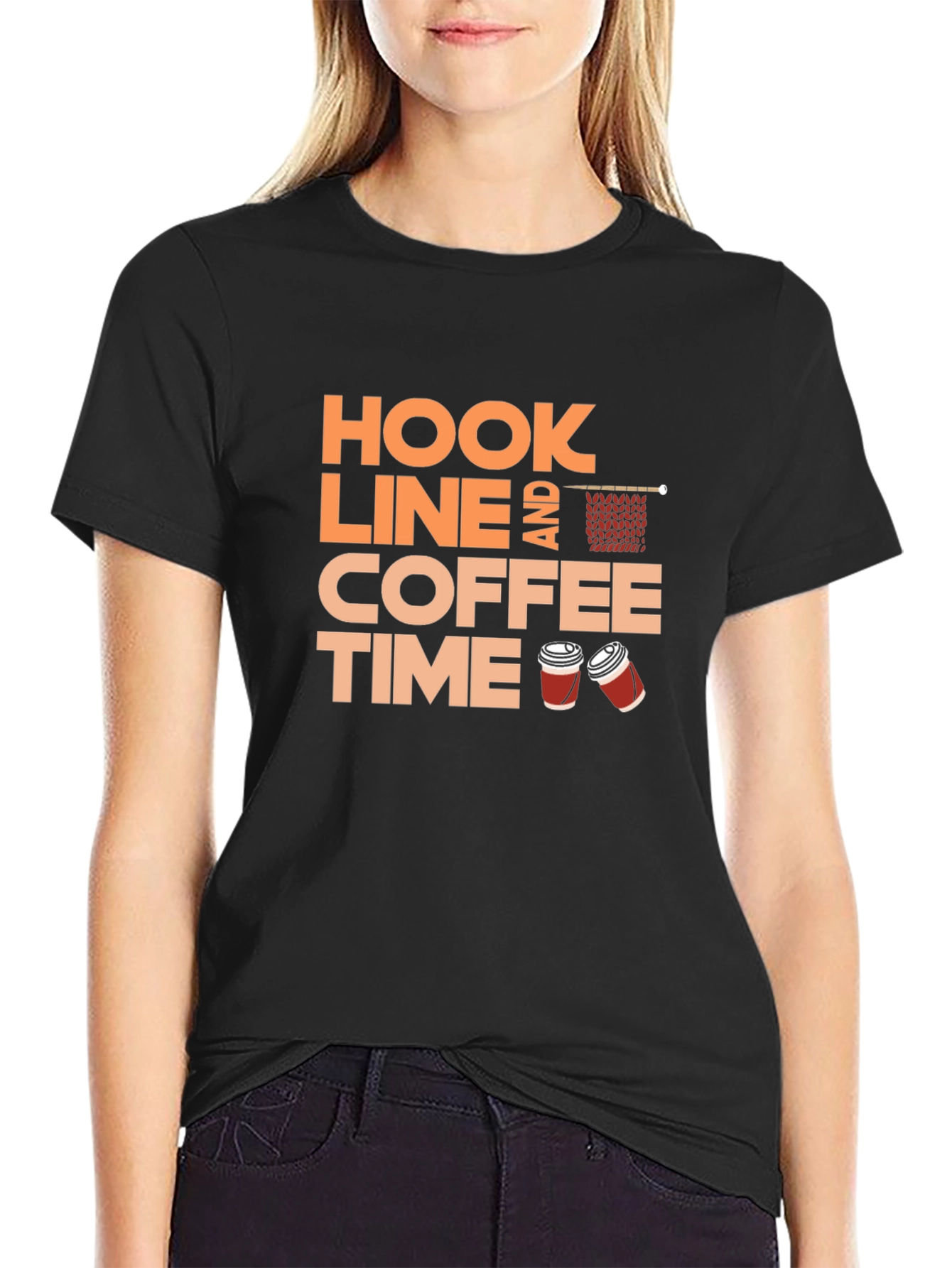 Hook Line & Coffee Time T-Shirt