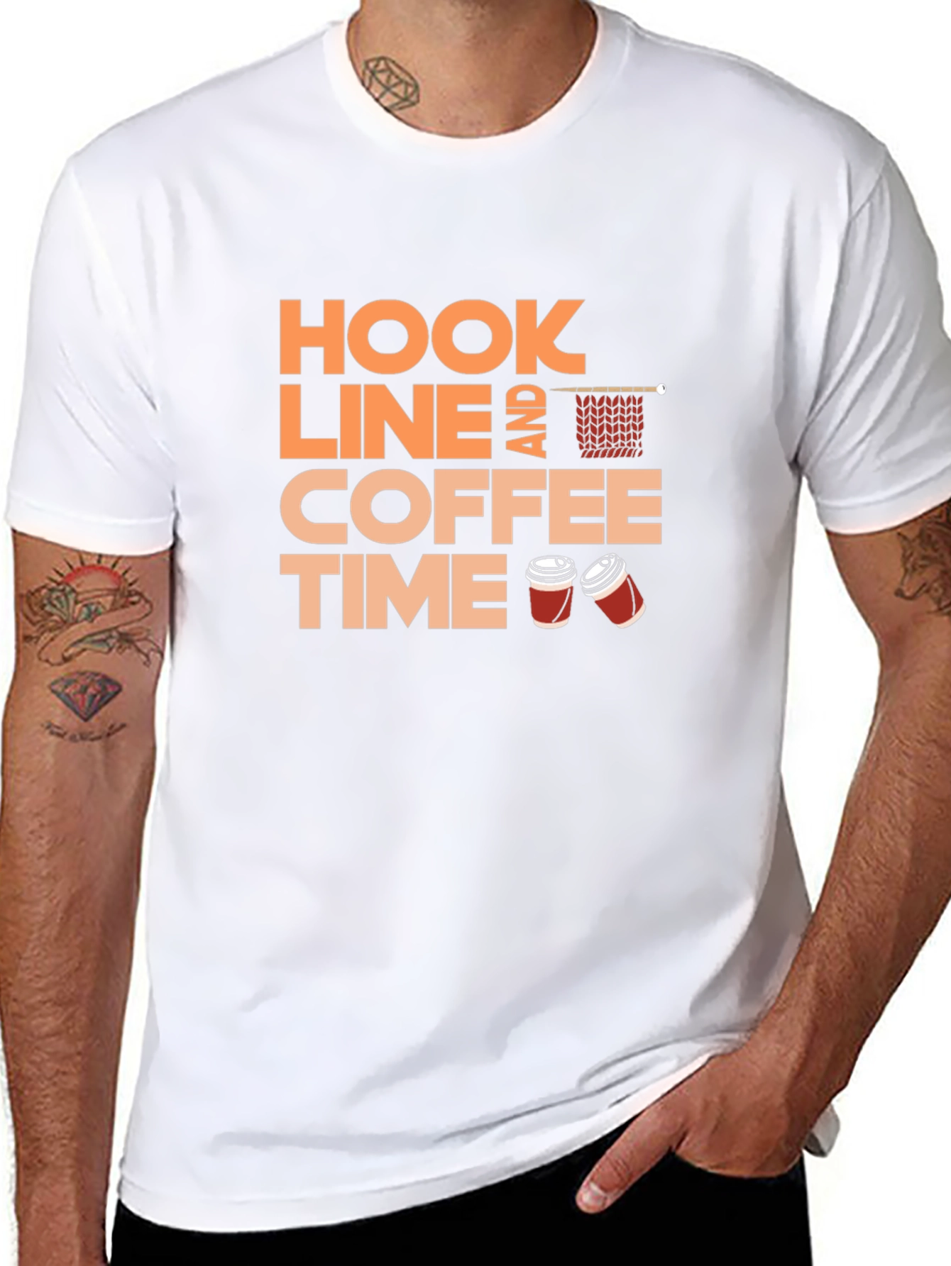 Hook Line & Coffee Time T-Shirt