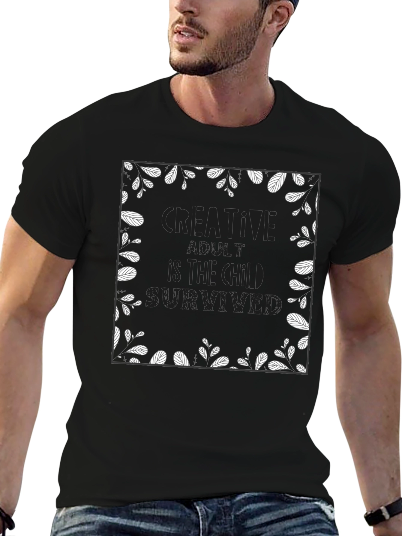 Creative Adult T-Shirt - Artistic Design