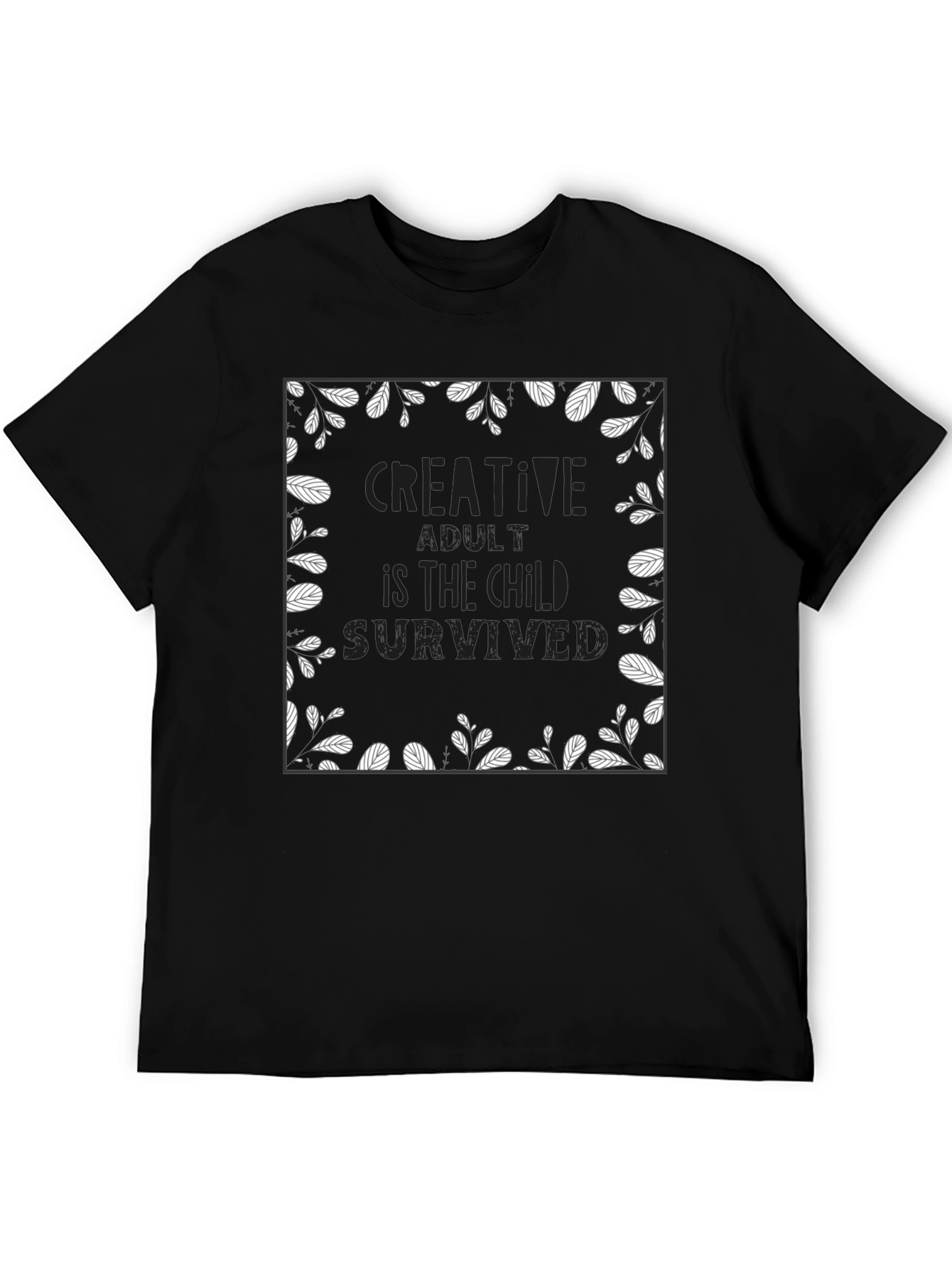 Creative Adult T-Shirt - Artistic Design